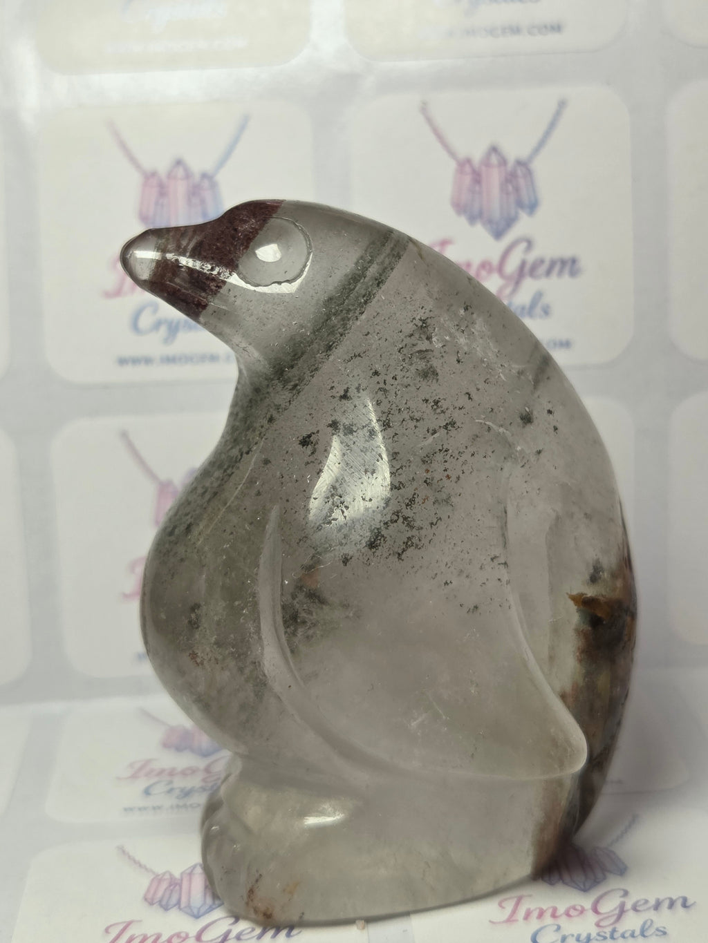 Hospital Garden quartz crystal fat penguin