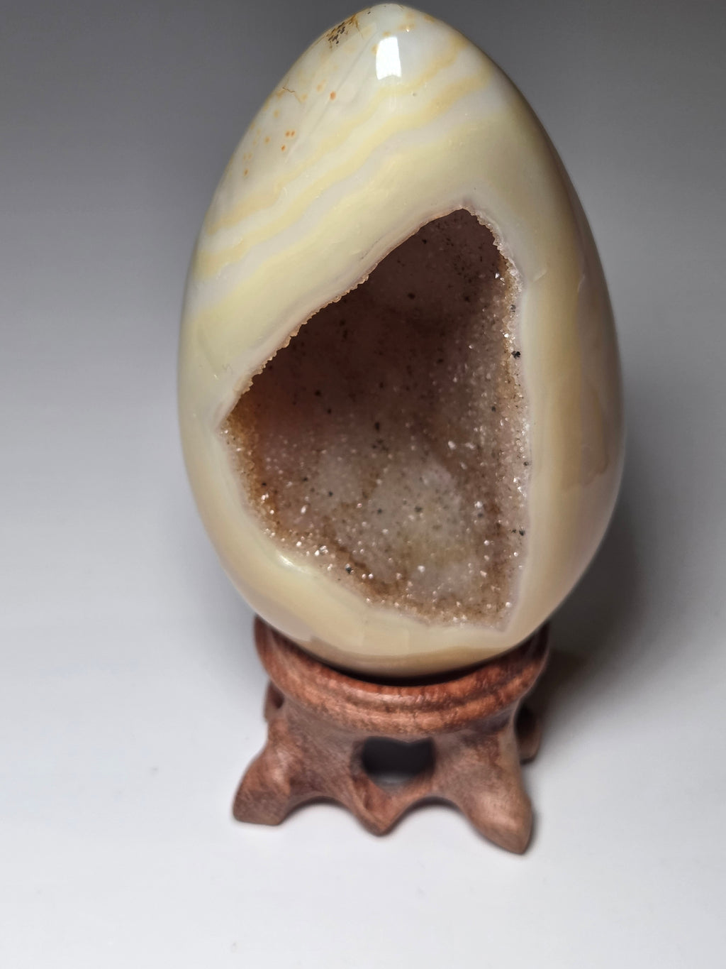 Agate Duzy egg carving
