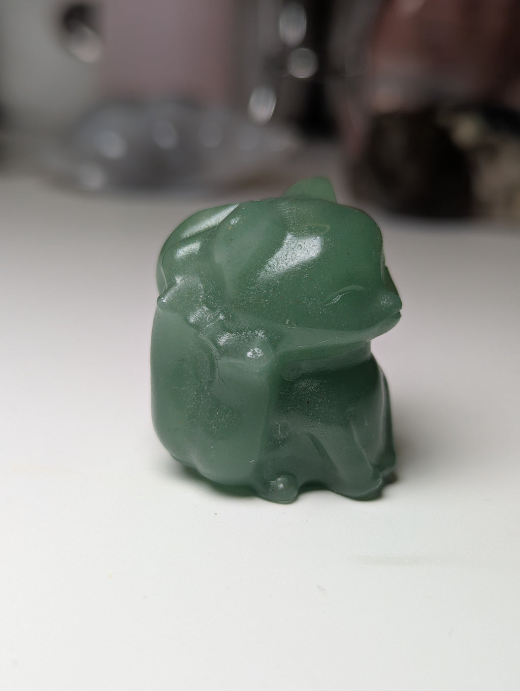 Green Aventurine crystal nine tail fox