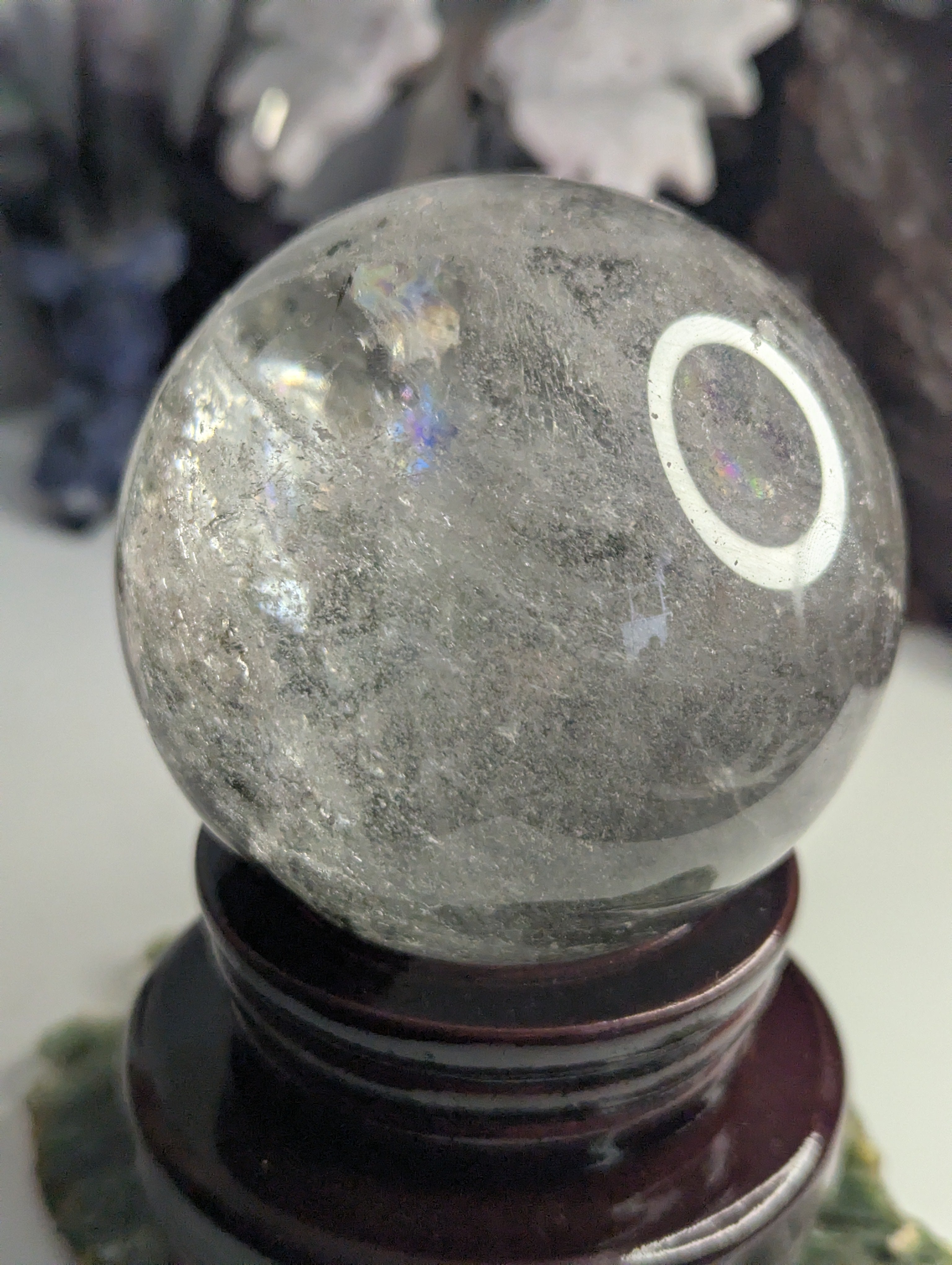 Amazing high Grade Garden quartz crystal sphere