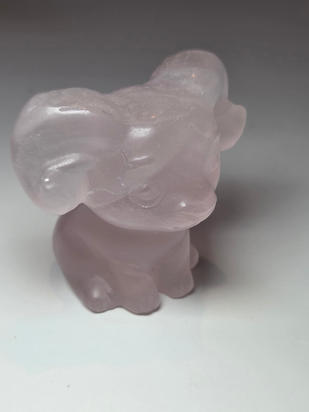 Rose carving crystal ram carving