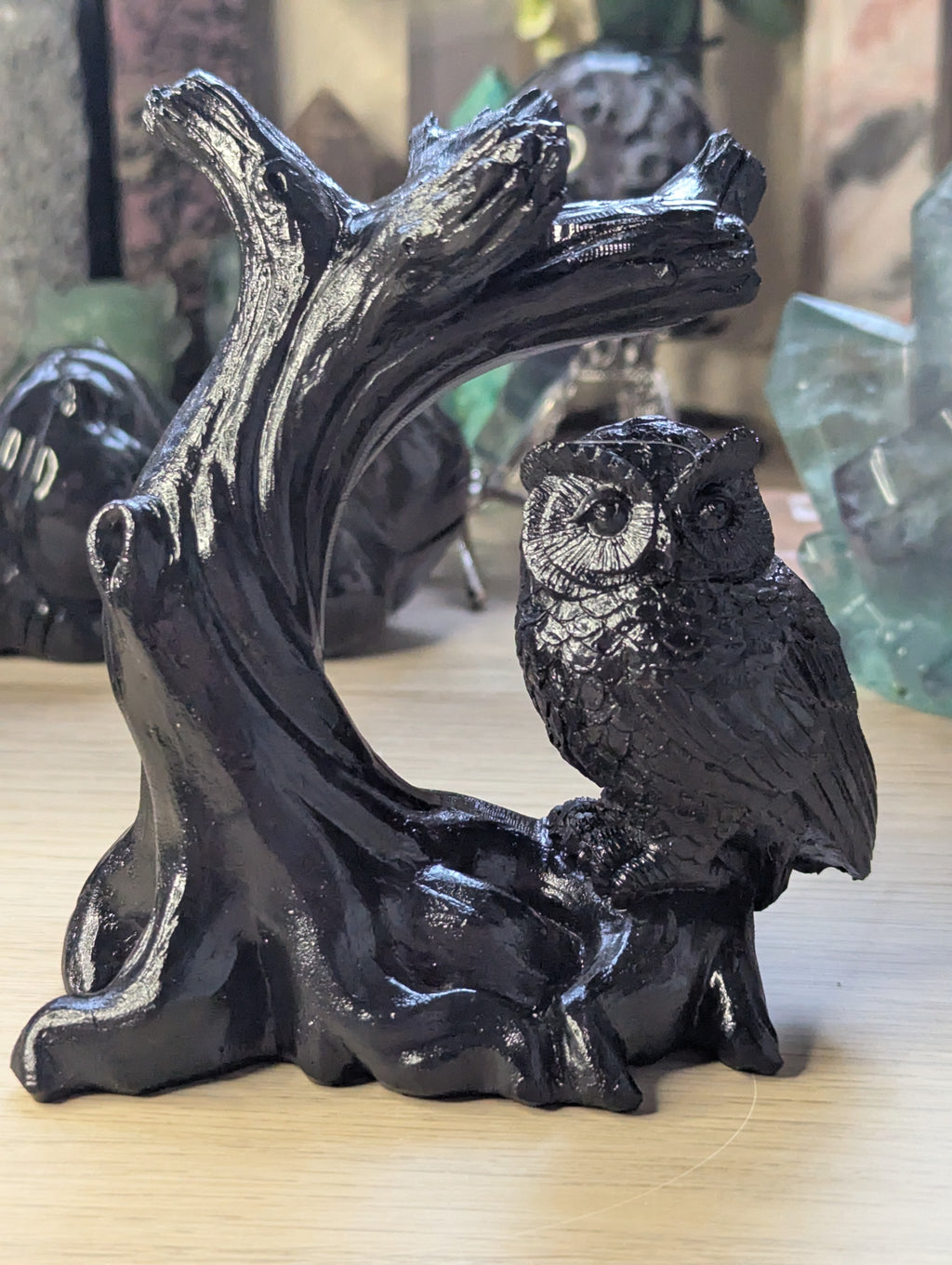 Resin Owl Sphere stand - Spheres not included