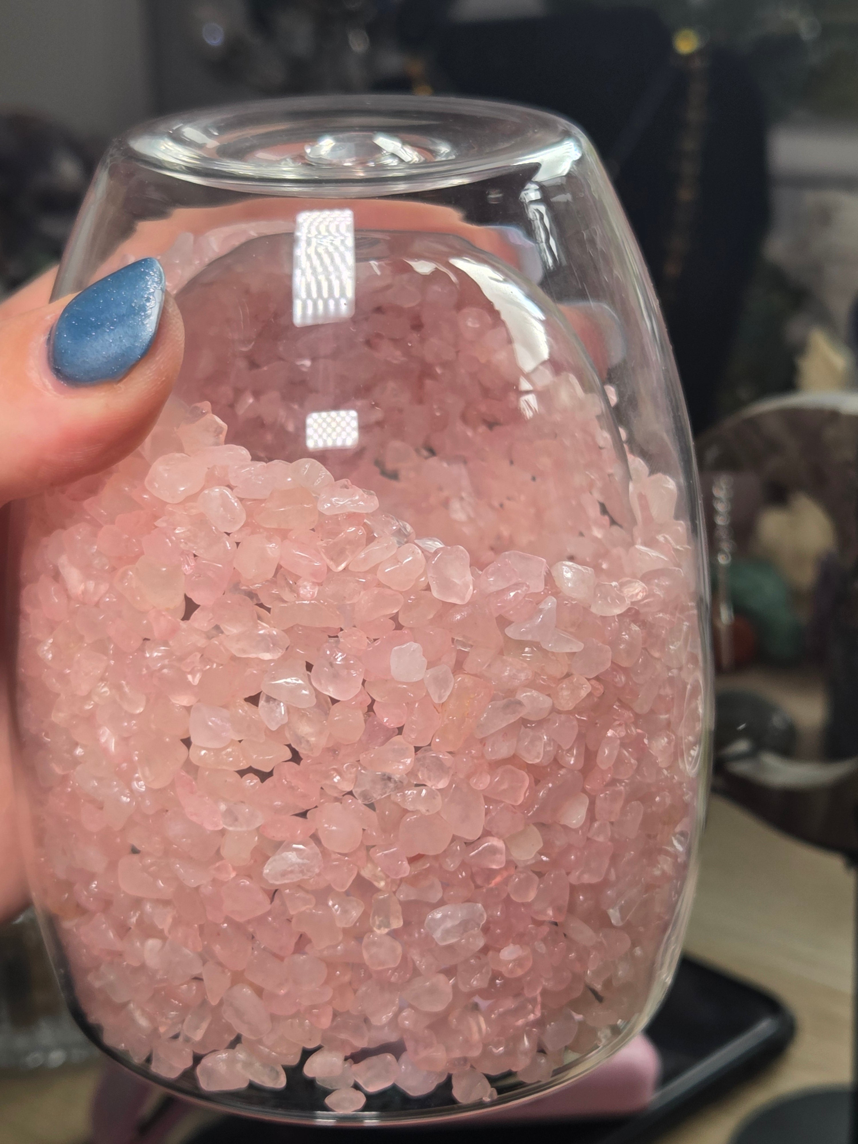 Crystal chip glasses