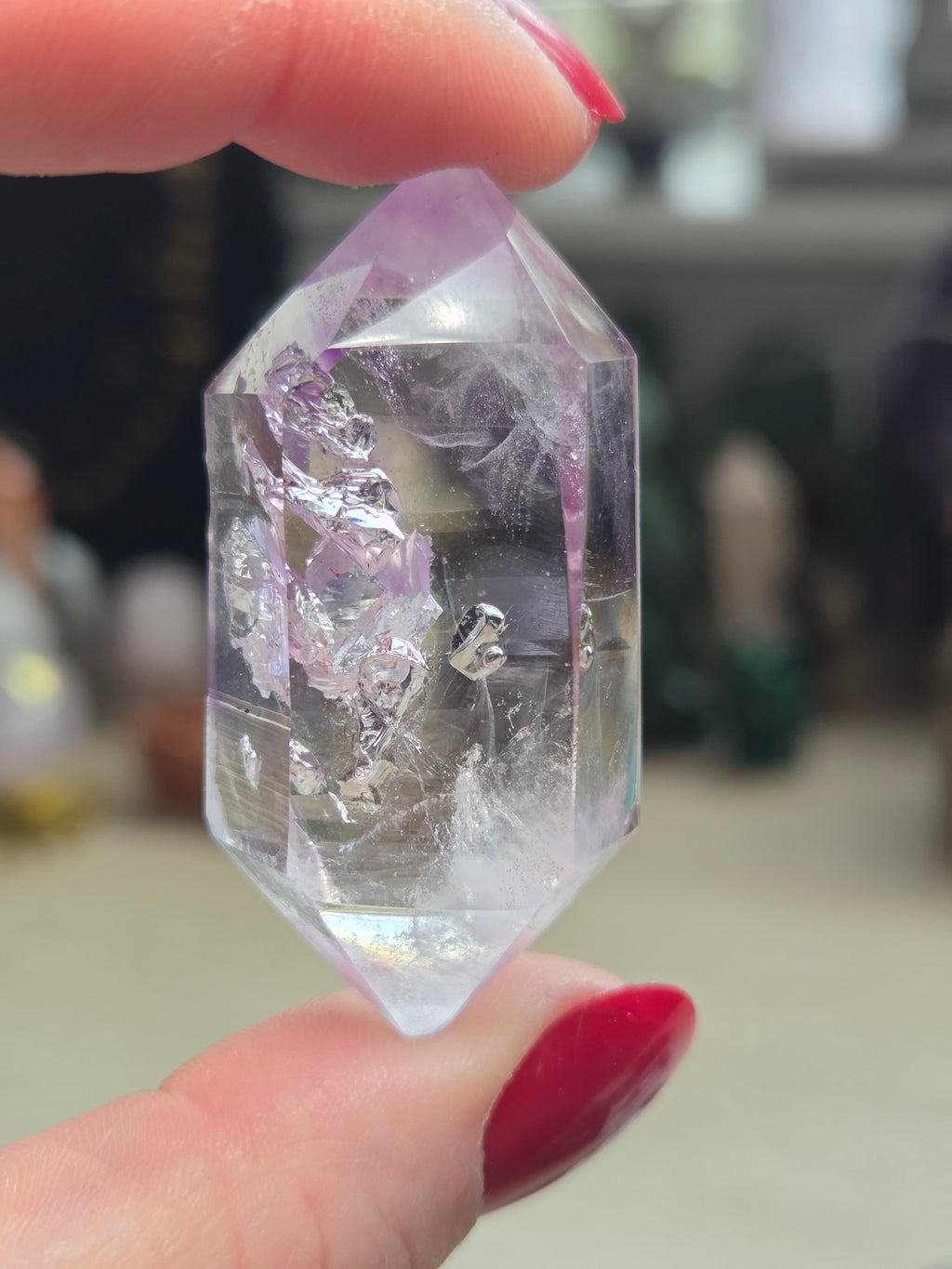 Amethyst Grade AAAA  Enhydro crystal DT