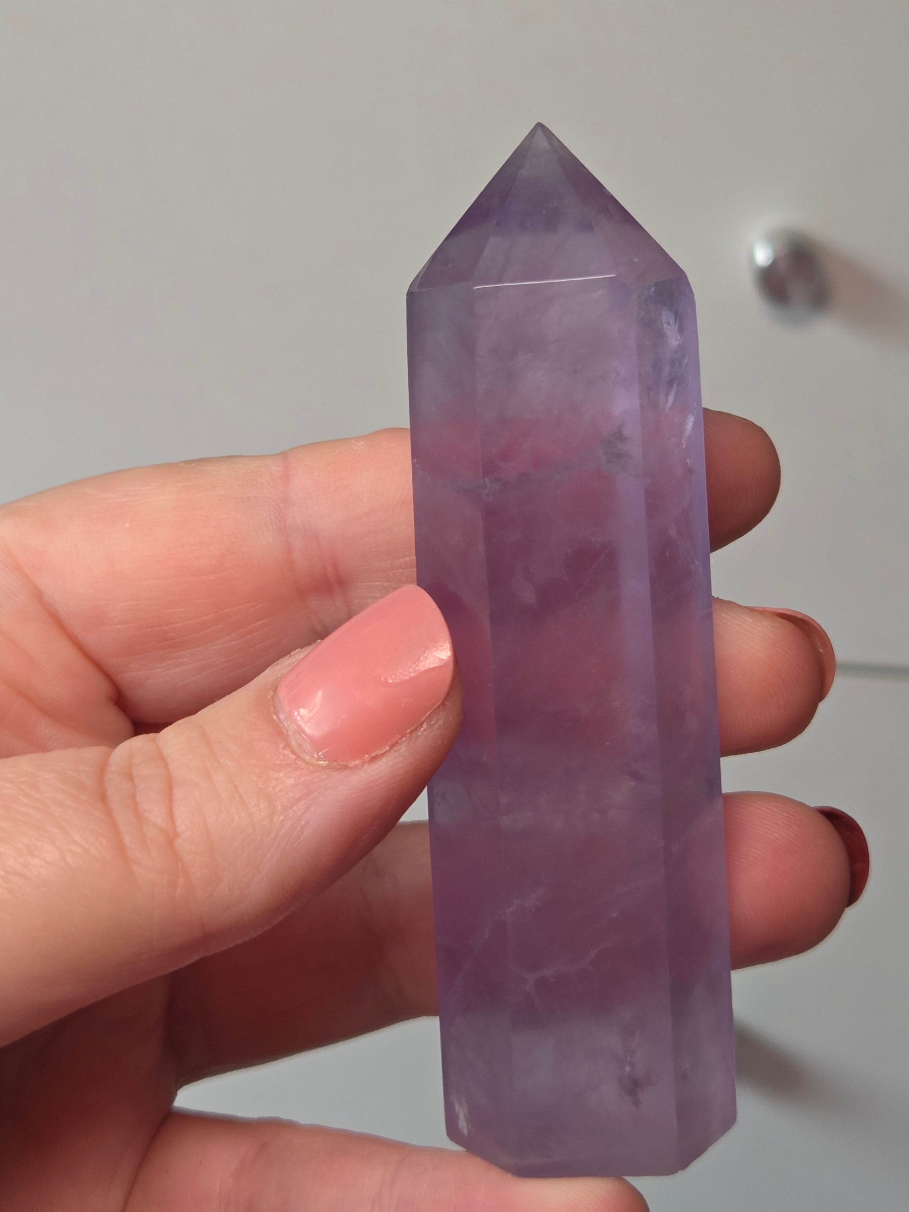 Amethyst crystal tower