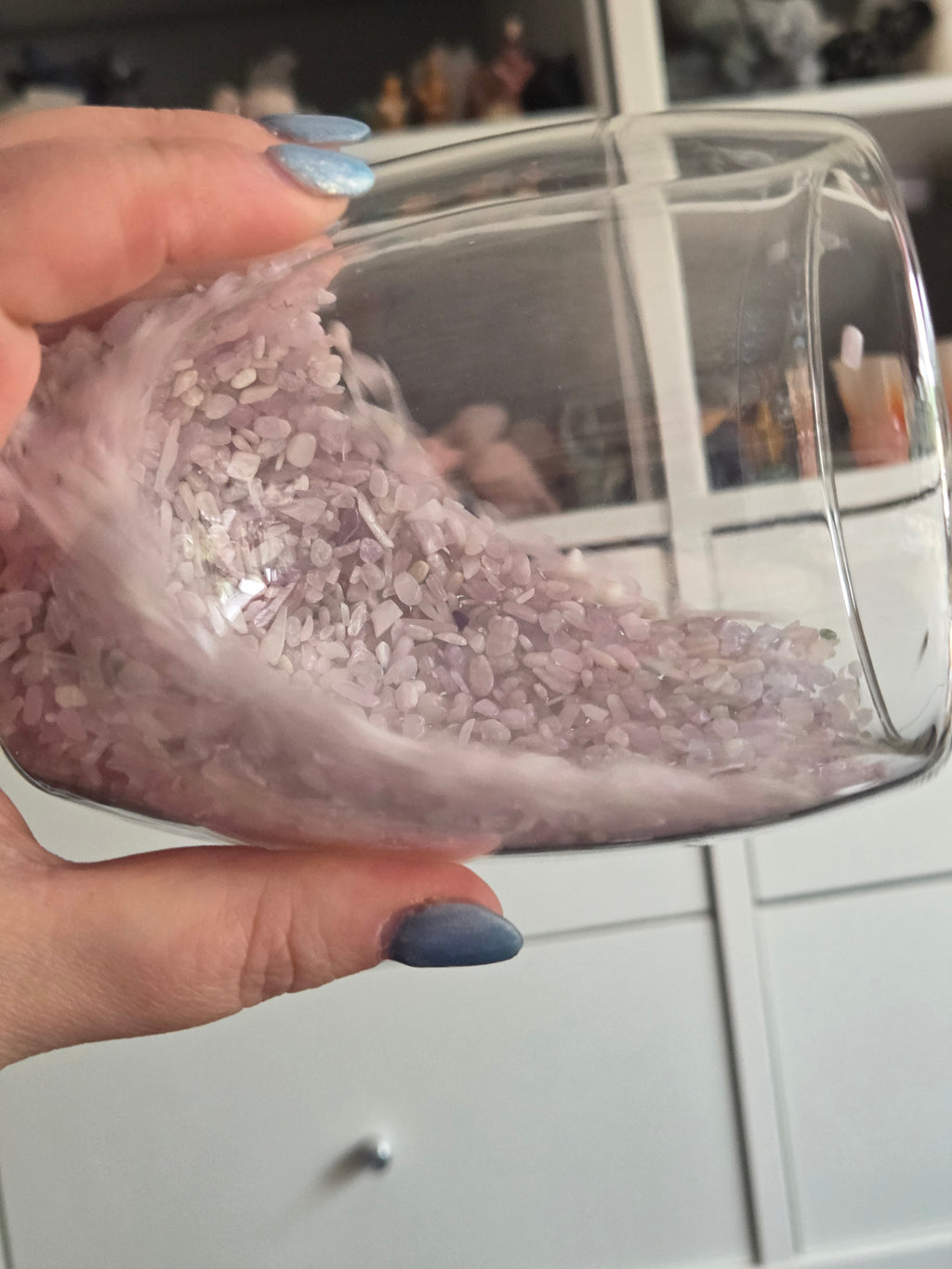 Crystal chip glasses
