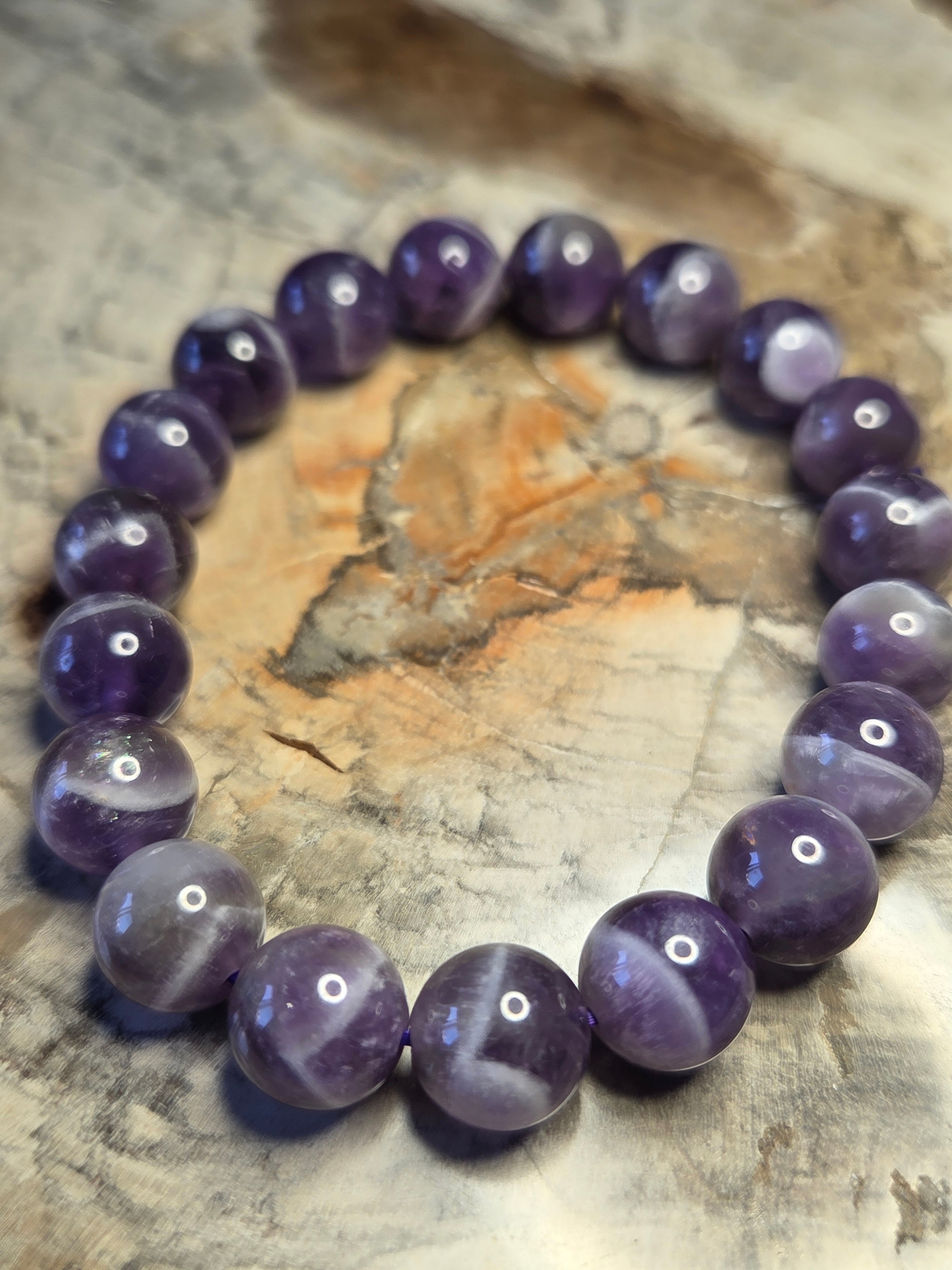 Dream Amethyst crystal bracelet 8mm