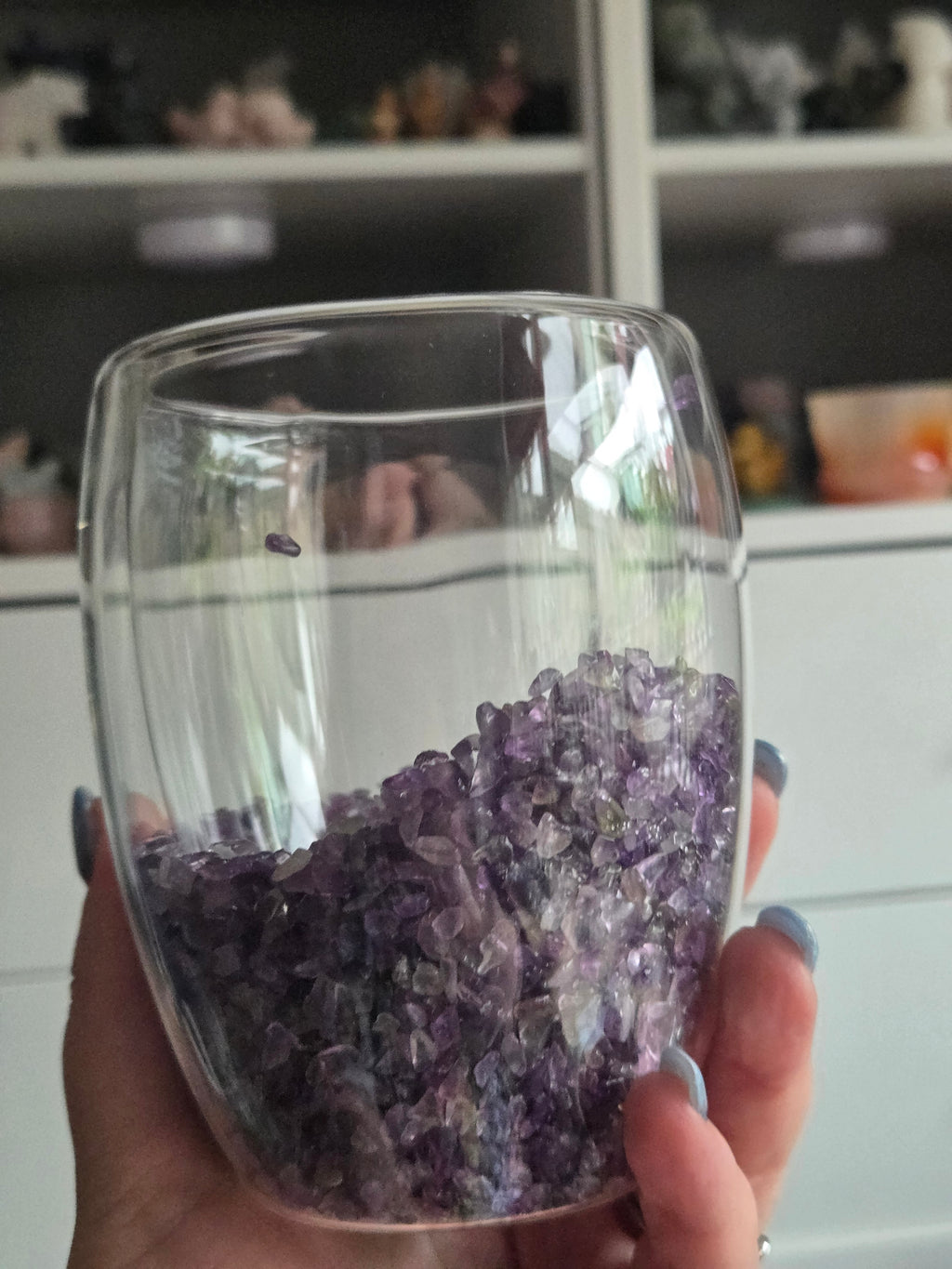 Crystal chip glasses