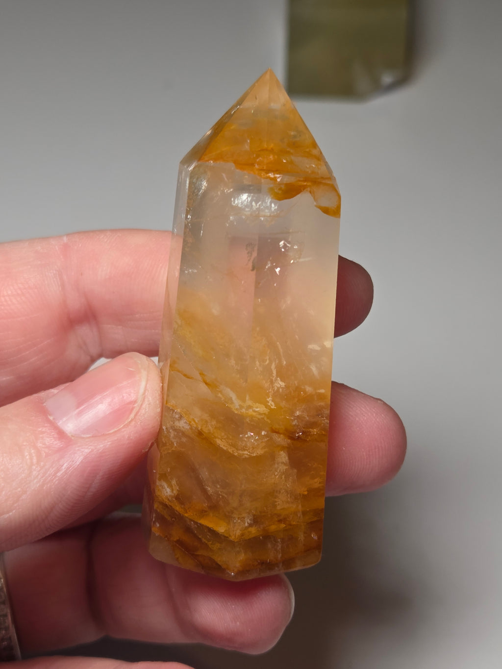 Grade AA Golden Healer crystal tower