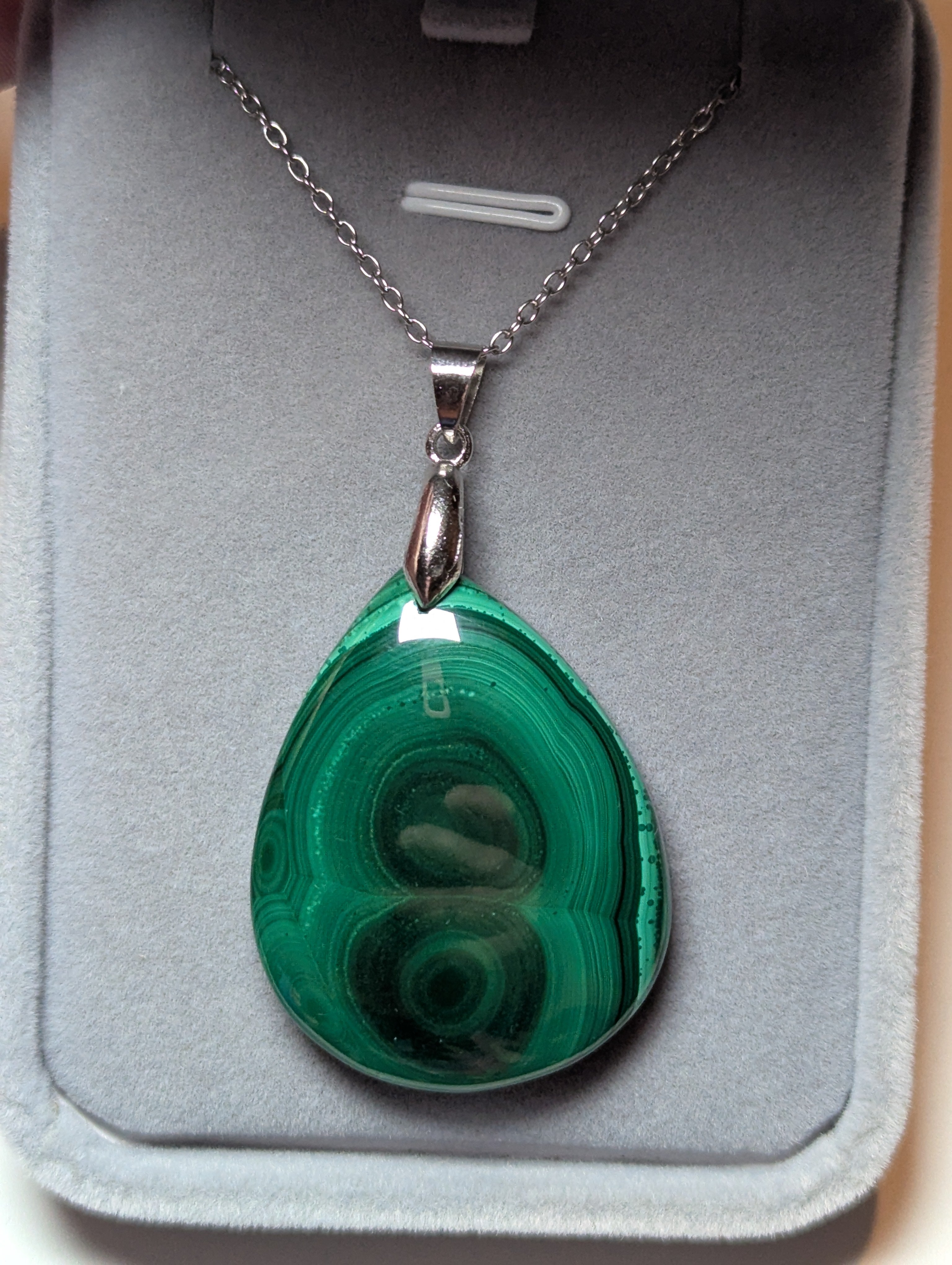 Malicite crystal handmade necklace