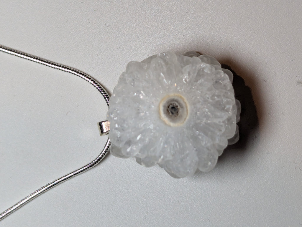 Solar Quartz crystal handmade necklace