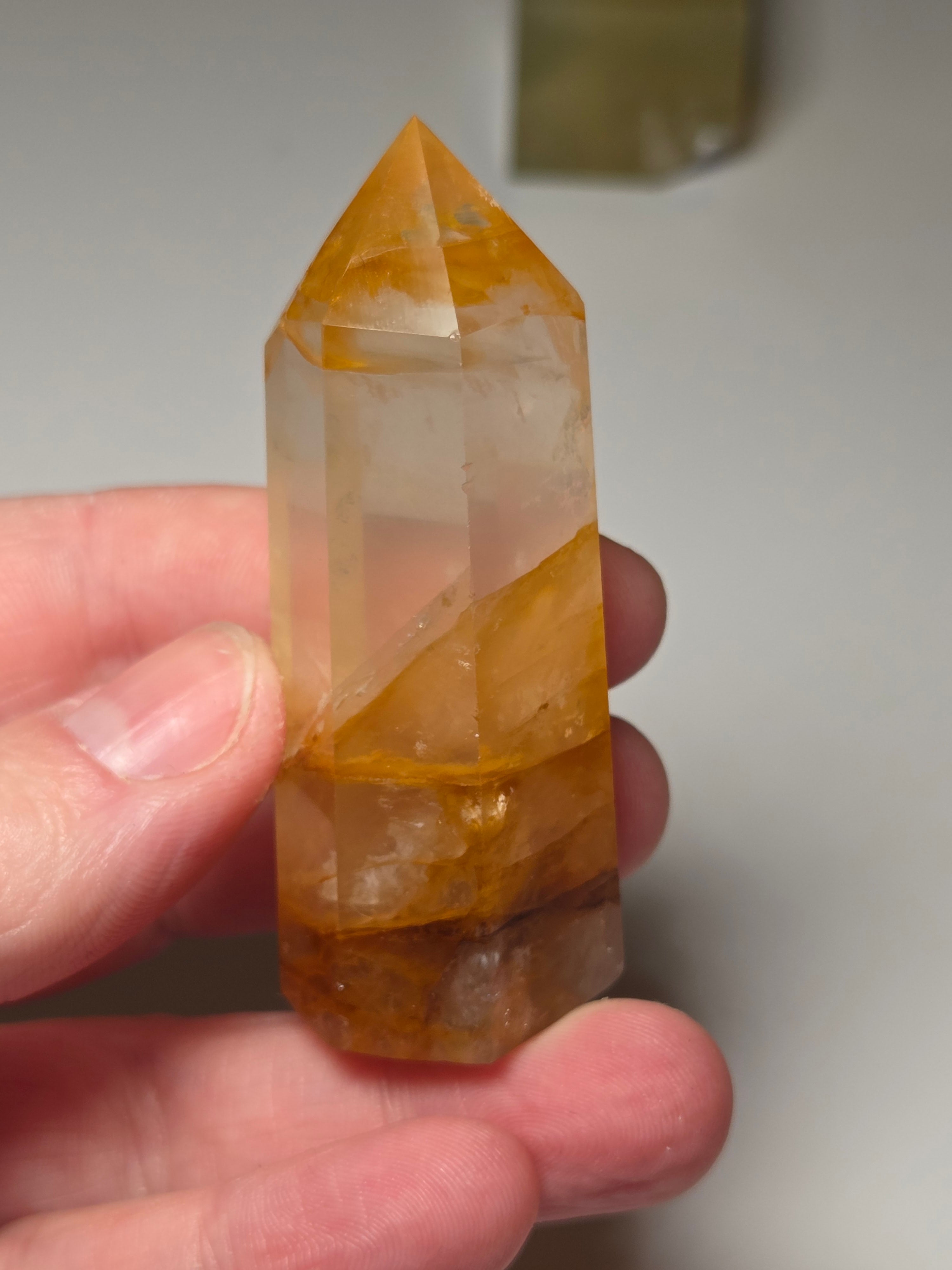 Grade AA Golden Healer crystal tower