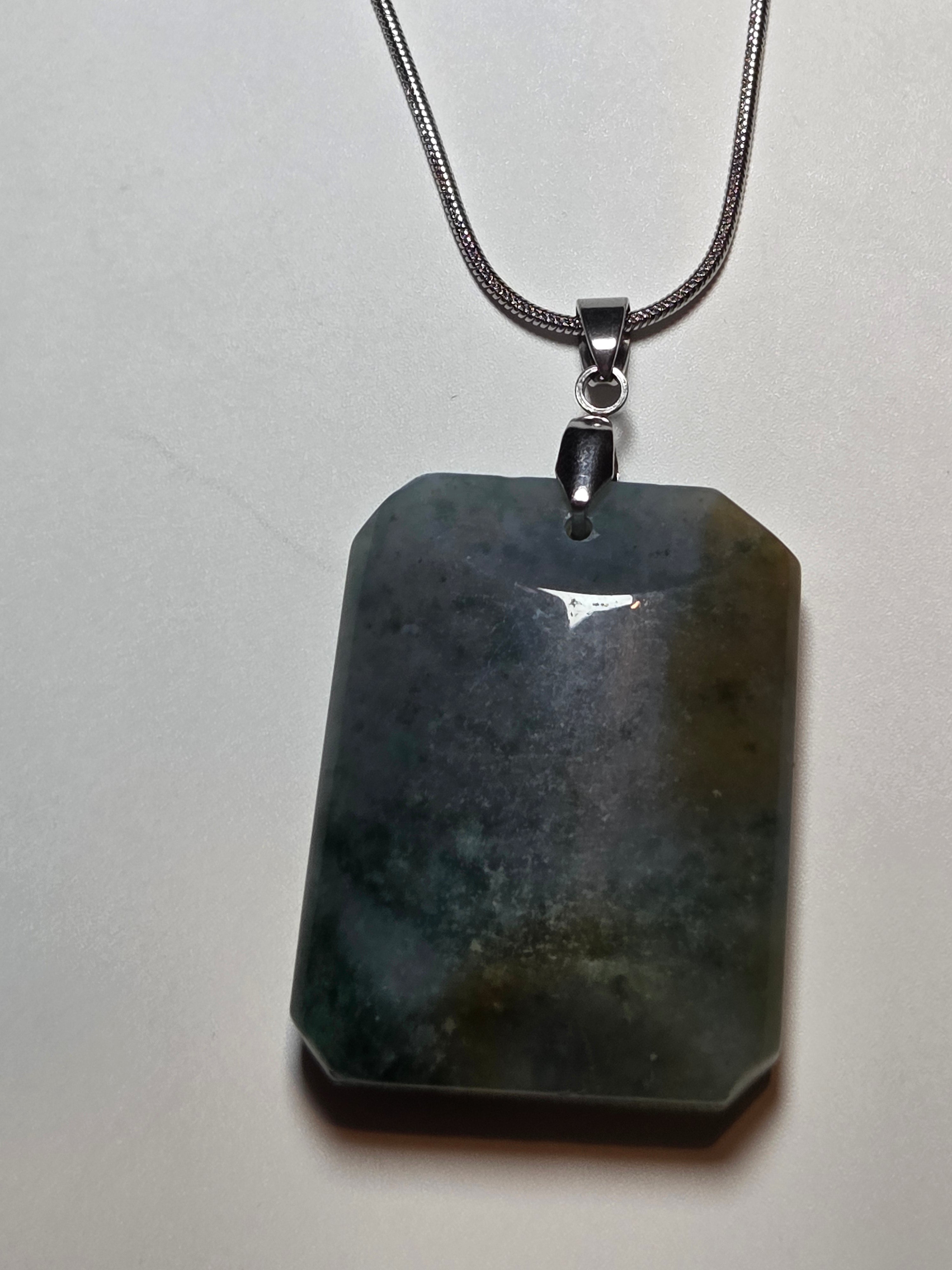 Ocean Jasper crystal handmade necklace