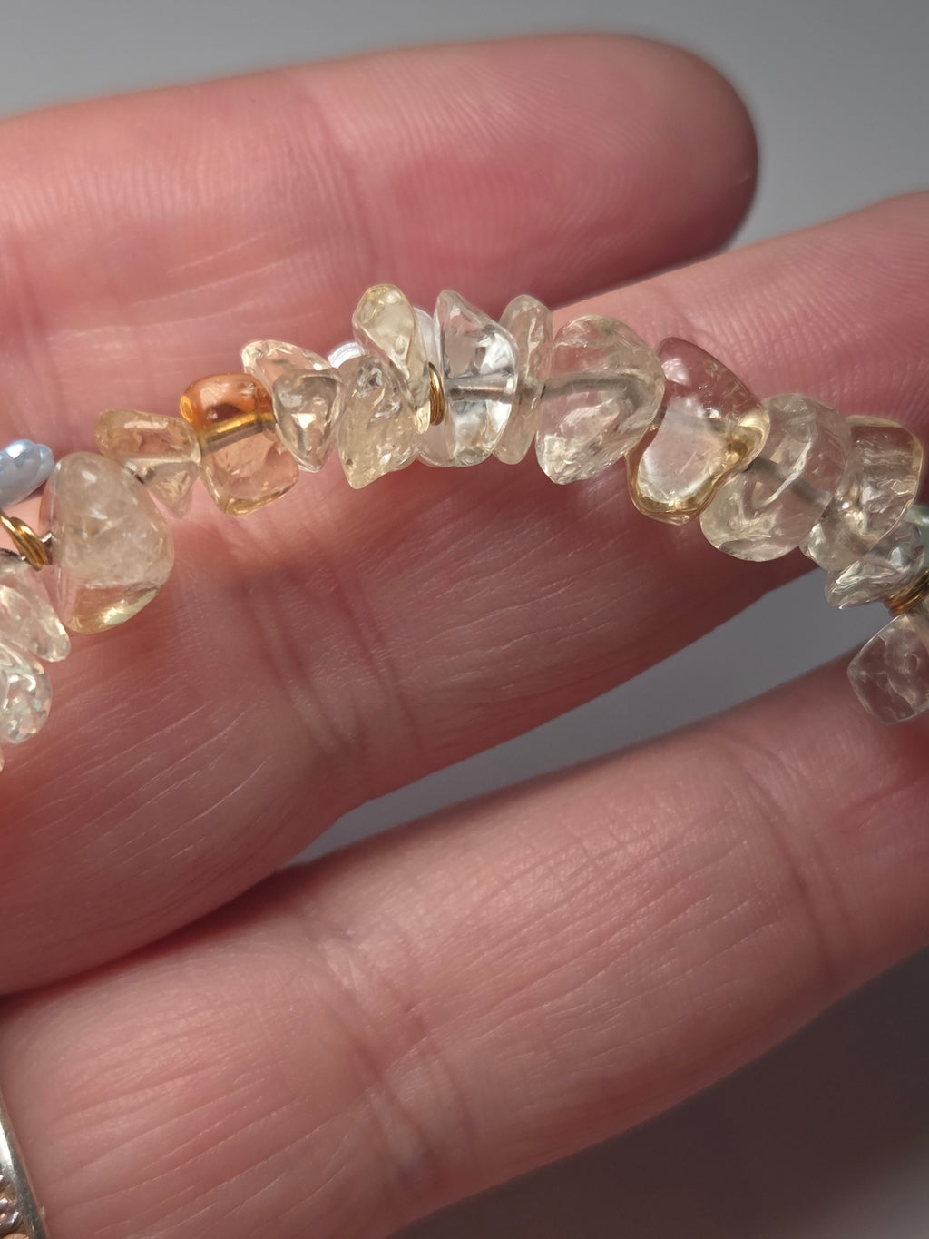 Natural  Citrine  crystal bracelet
