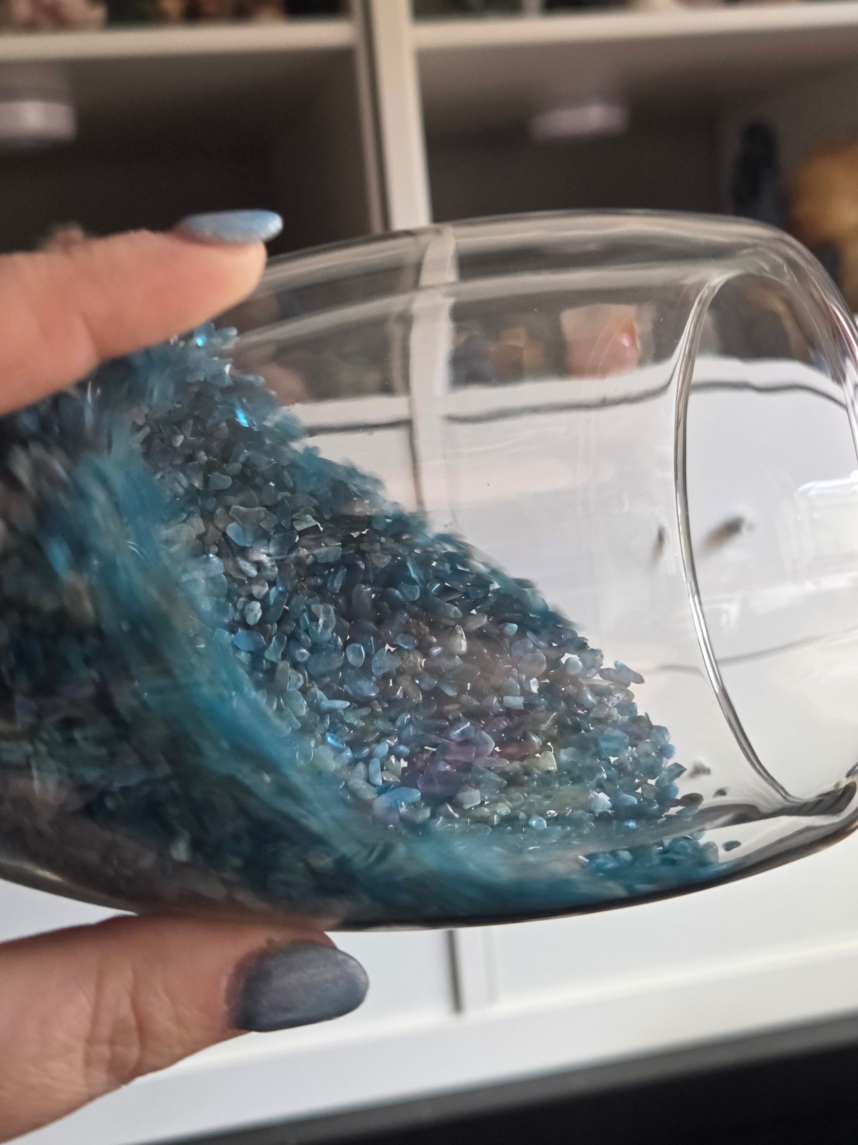 Crystal chip glasses