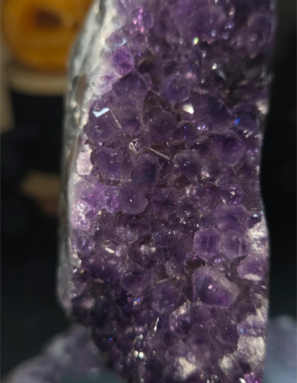 Stunning Amethyst crystal on stand