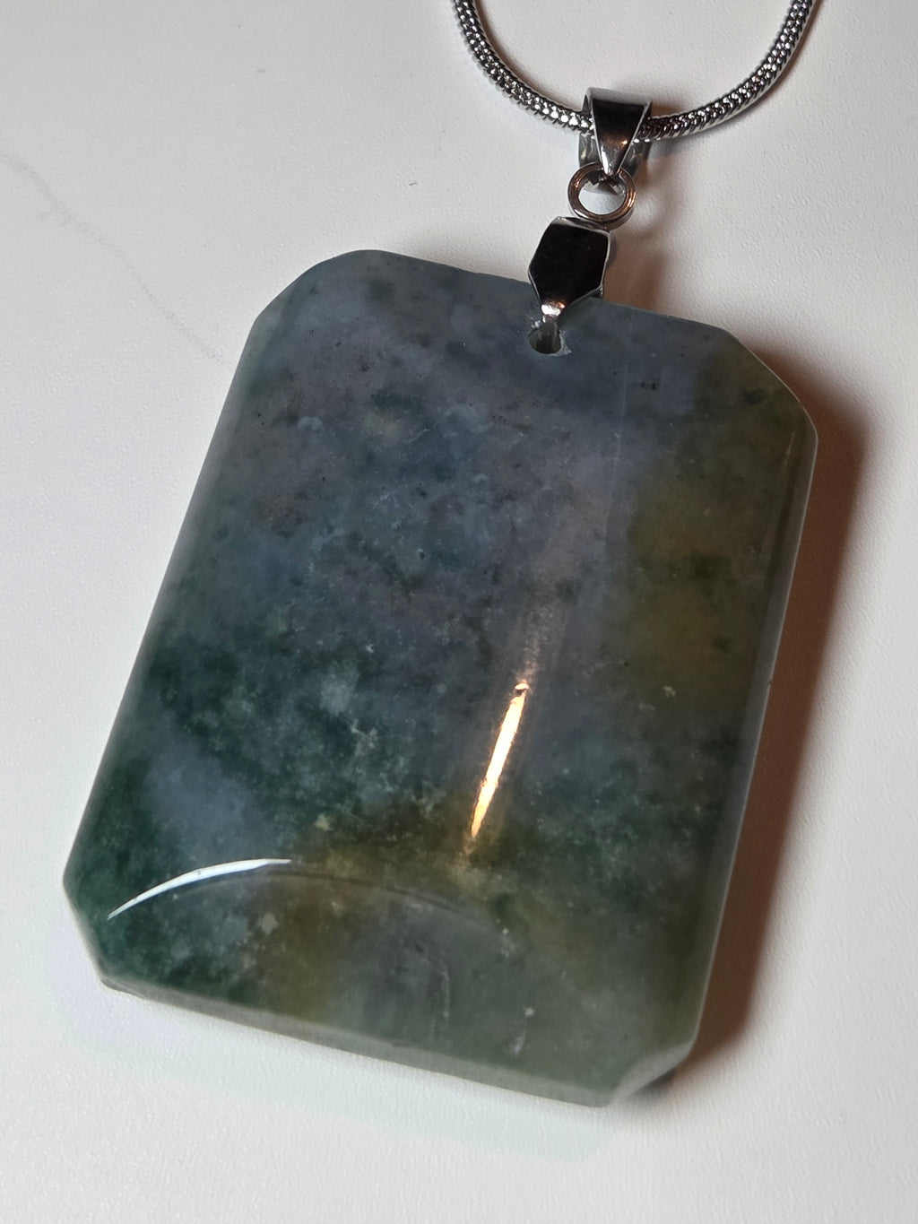 Ocean Jasper crystal handmade necklace