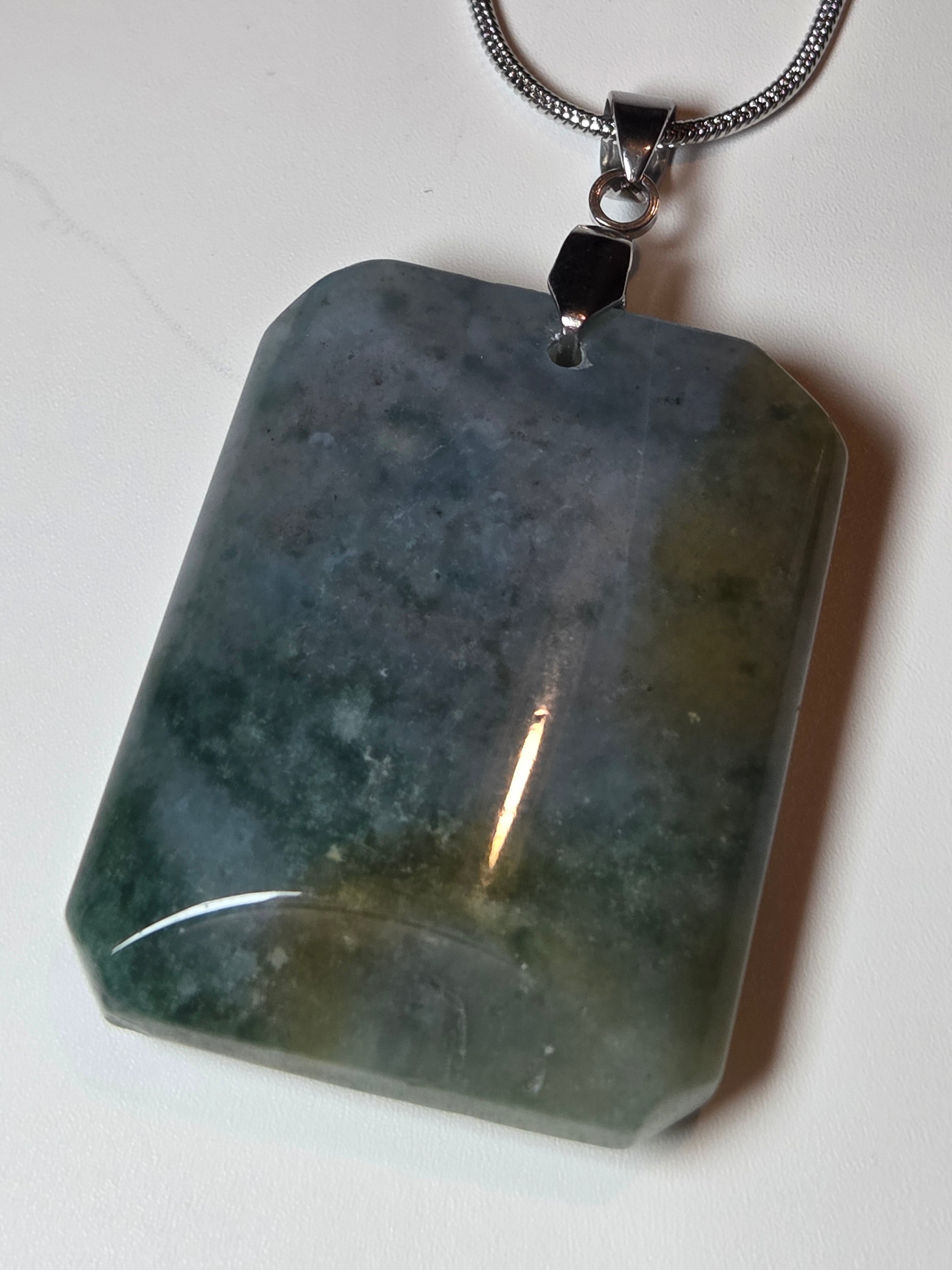 Ocean Jasper crystal handmade necklace