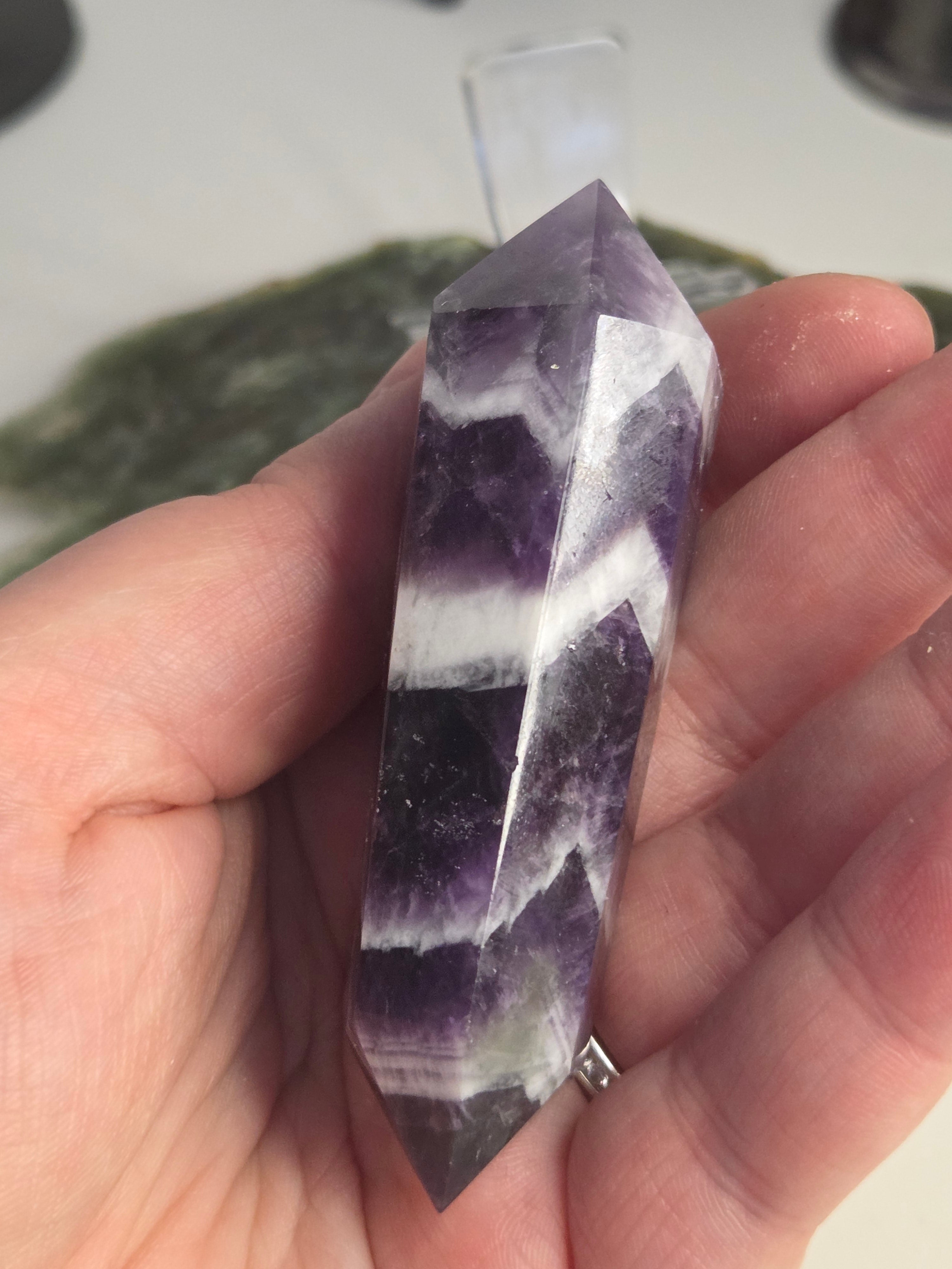 Dream Amethyst crystal DT with stand