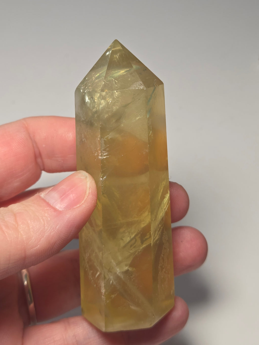 Citrine crystal tower