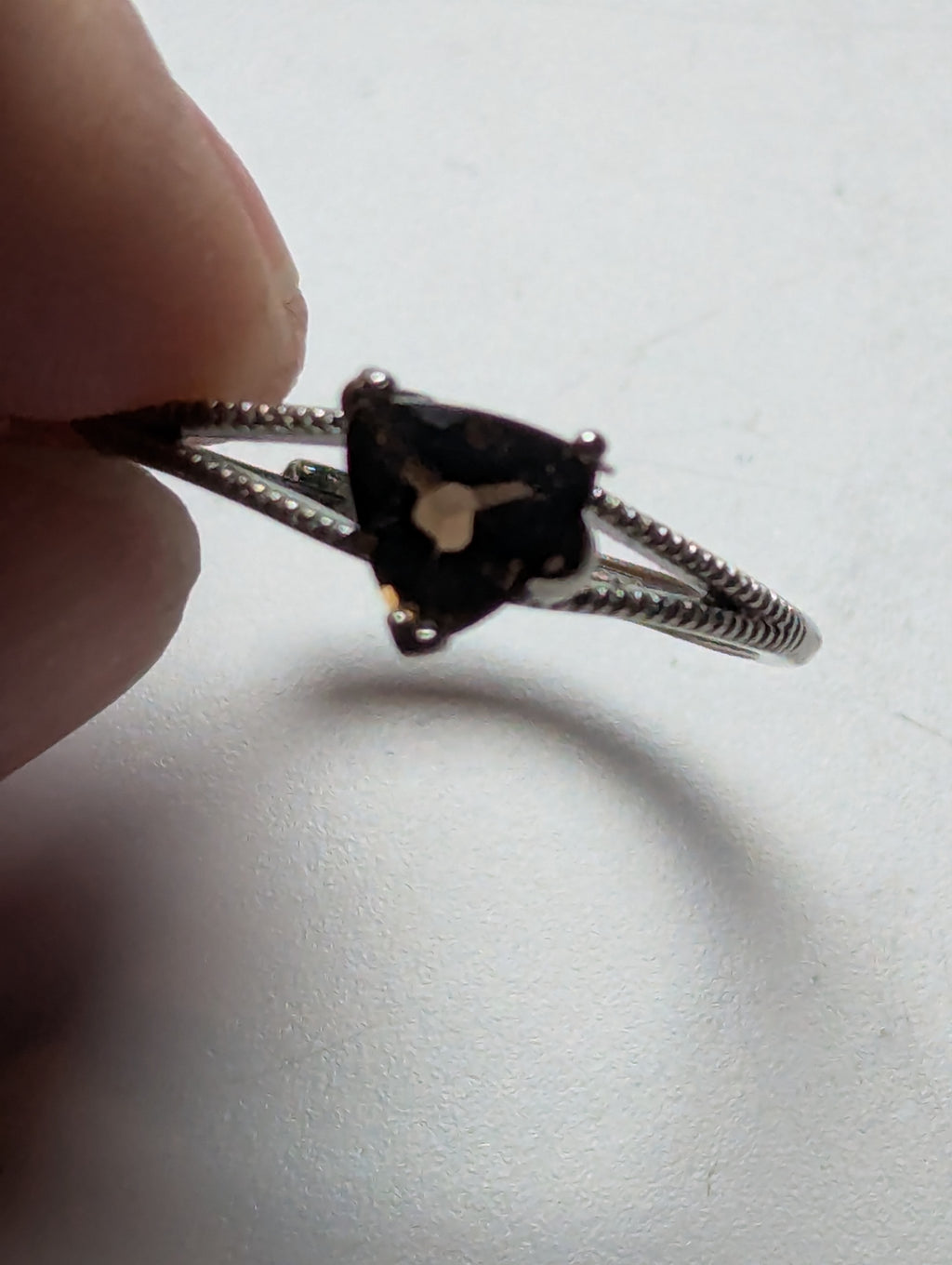 Dark smokey quartz with carbon