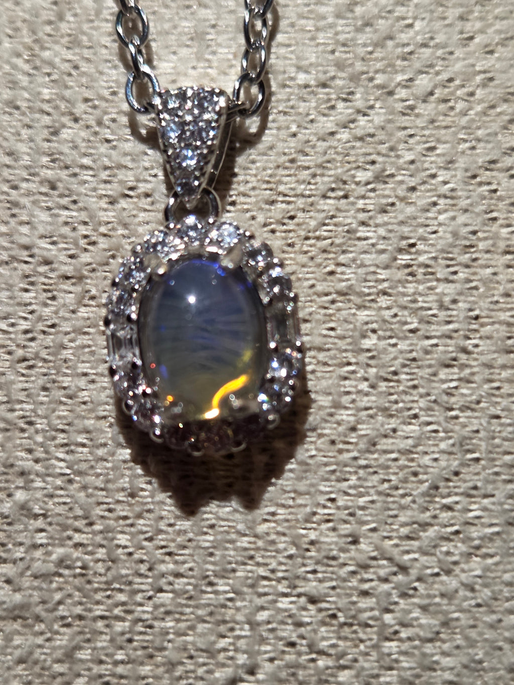 Beautiful clear opal necklace from  Queensland Australia