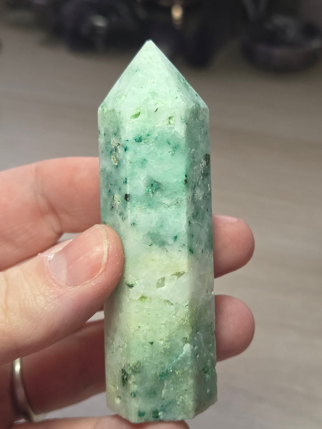 Phoenix crystal tower carving