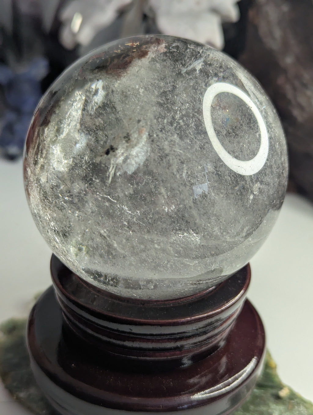 Amazing high Grade Garden quartz crystal sphere