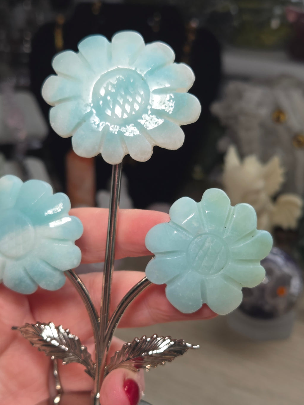 Caribbean calcite flowers