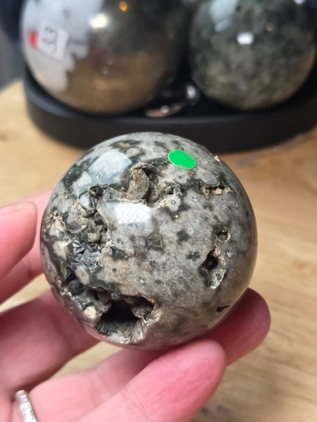 Ocean Jasper crystal sphere