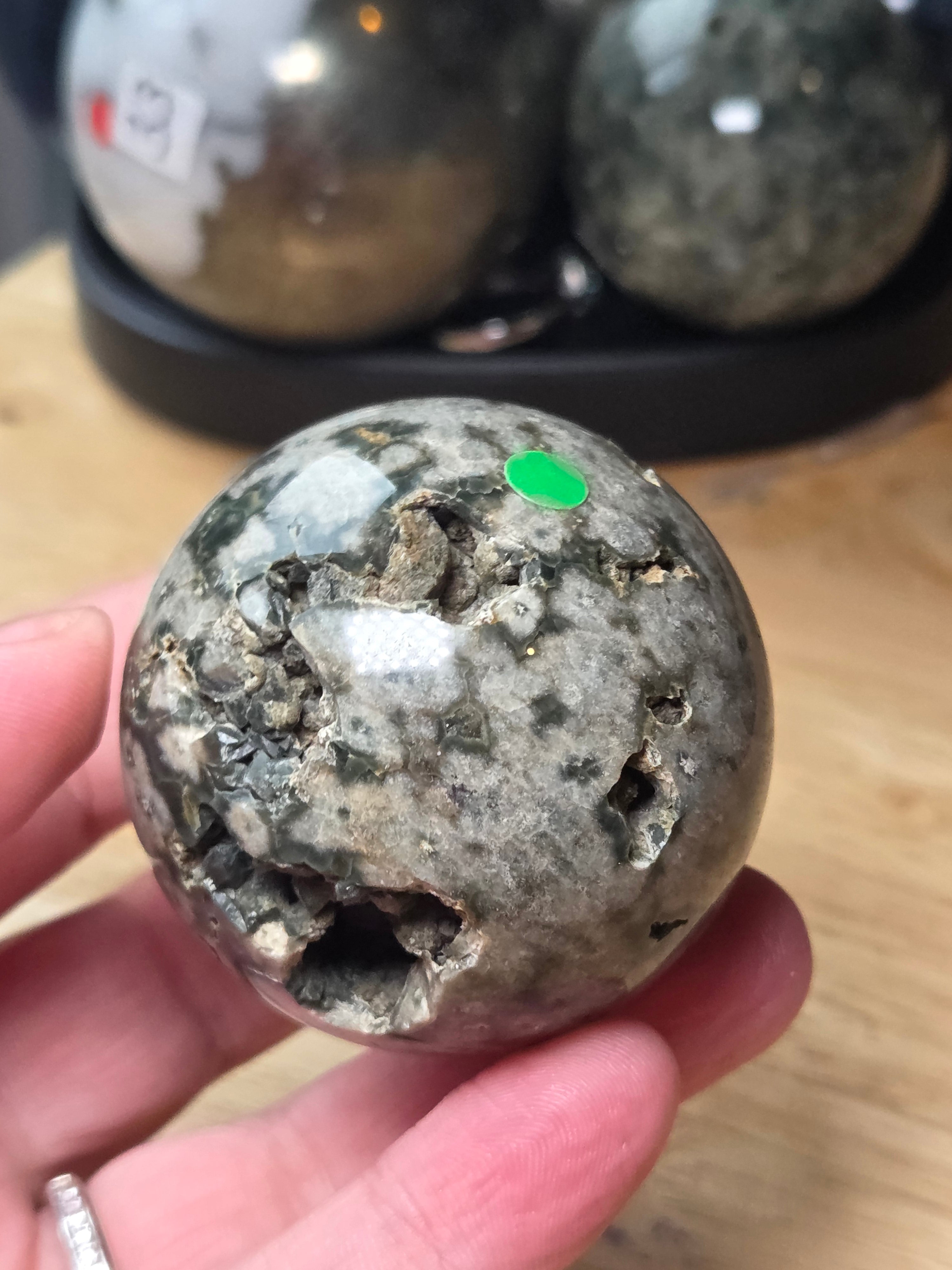 Ocean Jasper crystal sphere