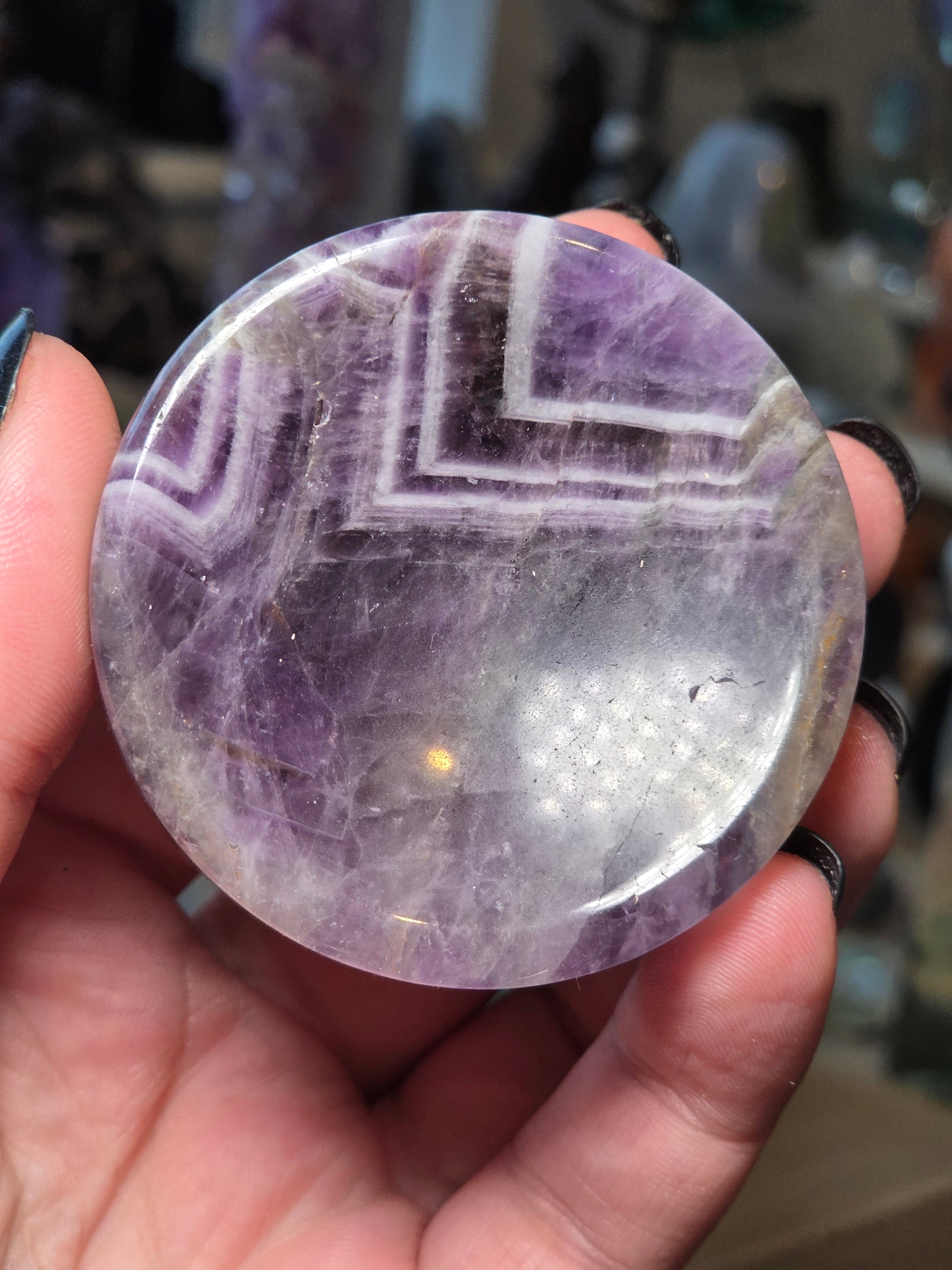 Dream Amethyst crystal trinket bowl