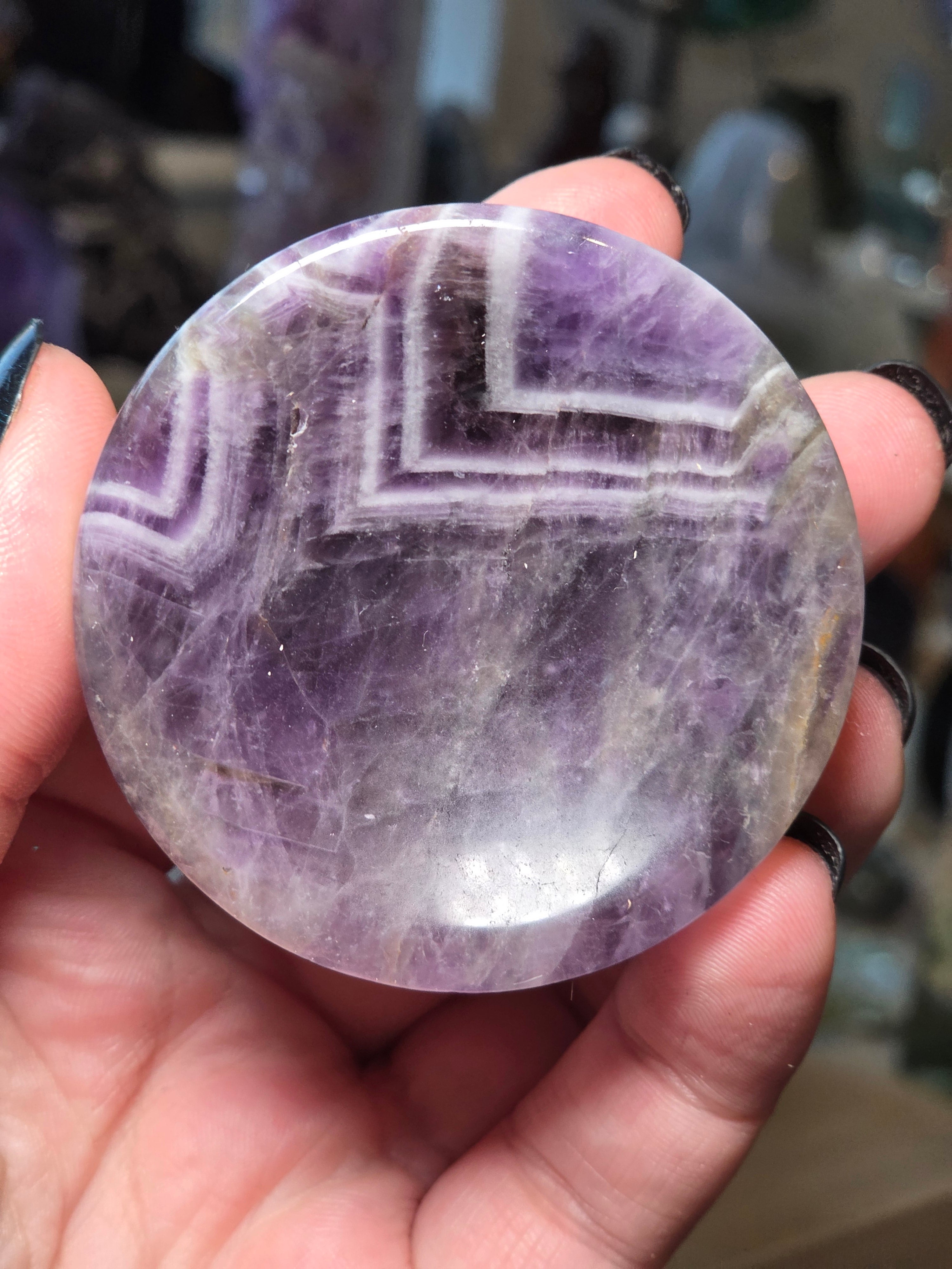 Dream Amethyst crystal trinket bowl
