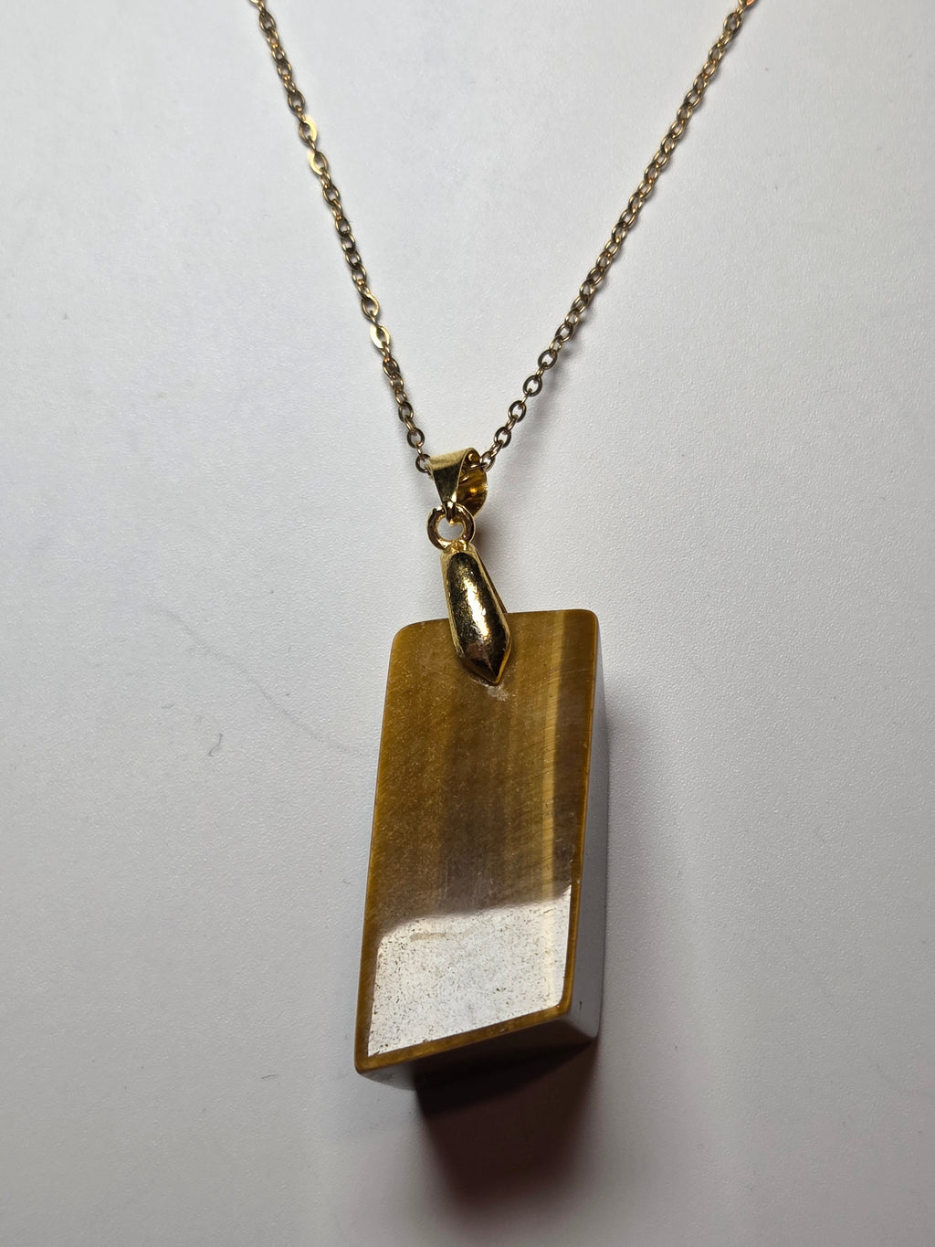Tigers Eye crystal necklace