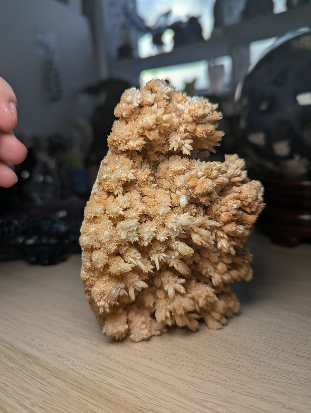Owl crystal specimen