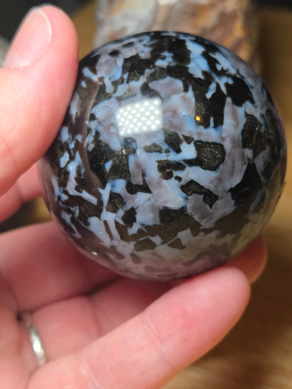 Ingabro Gabbro crystal sphere