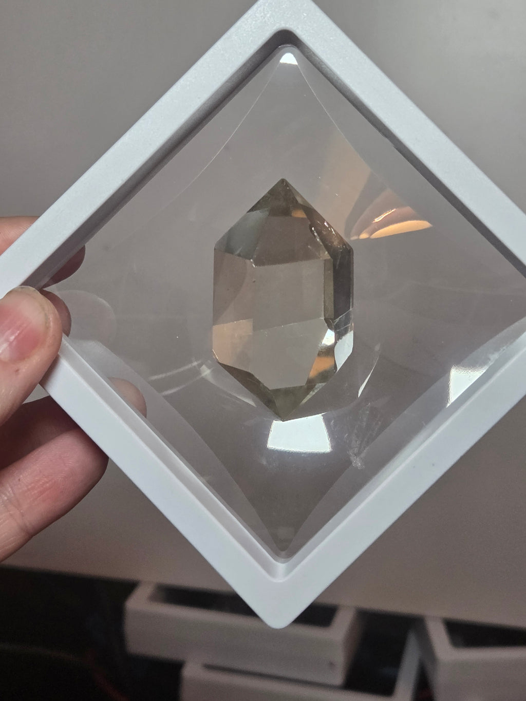 Natural Citrine crystal with rainbow DT