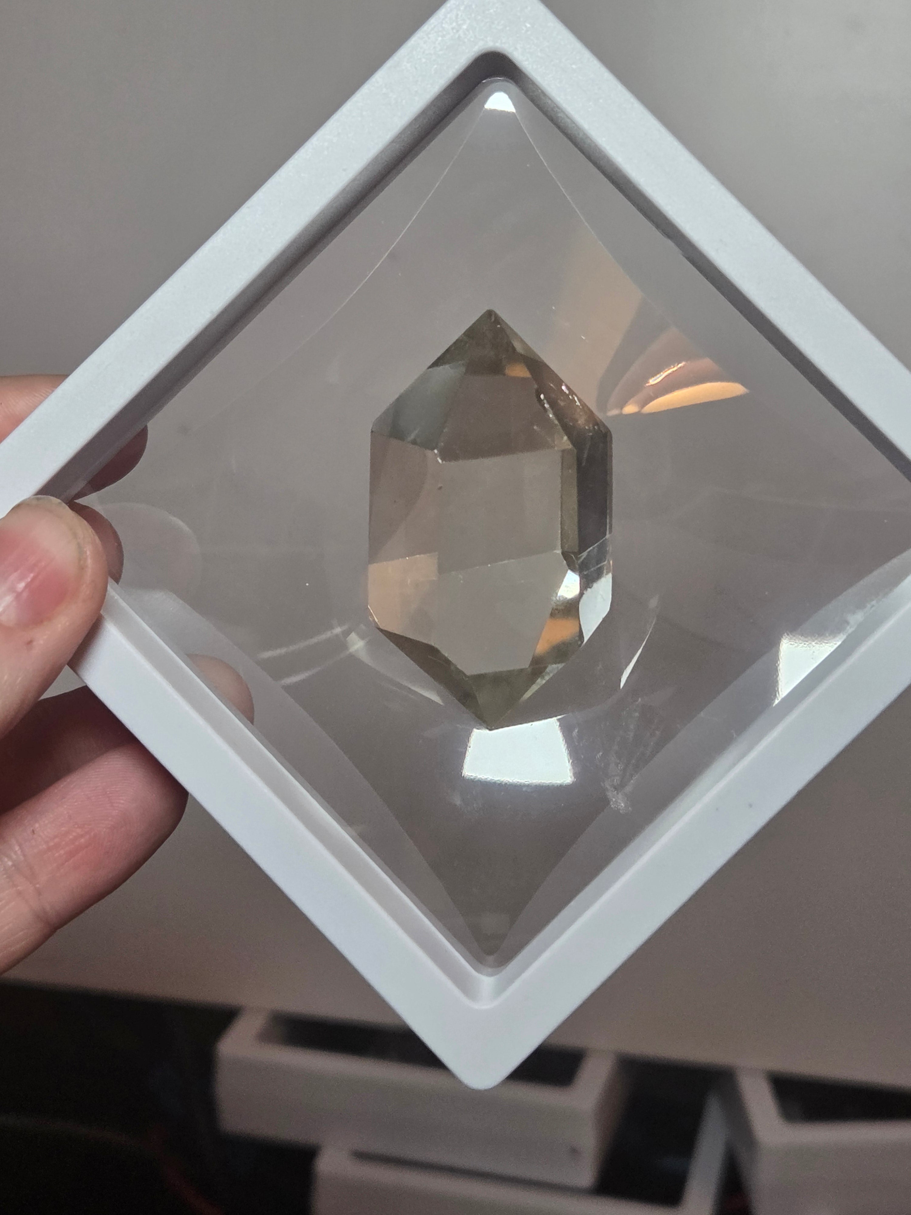 Natural Citrine crystal with rainbow DT