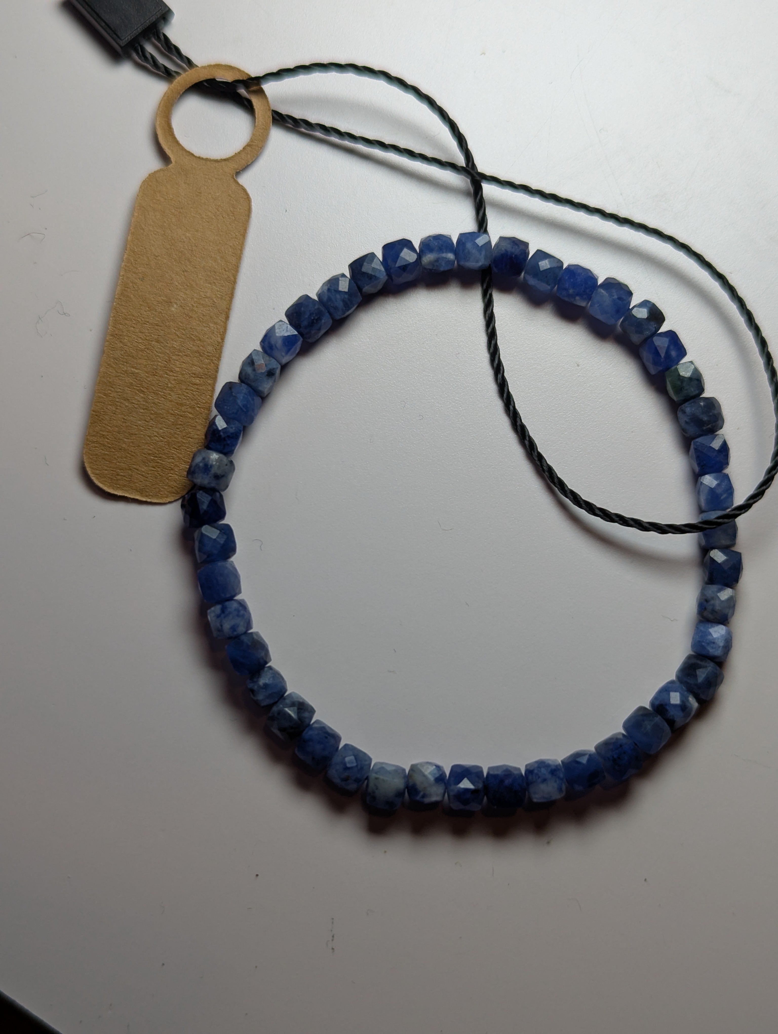Sodalite crystal bracelet 4mm