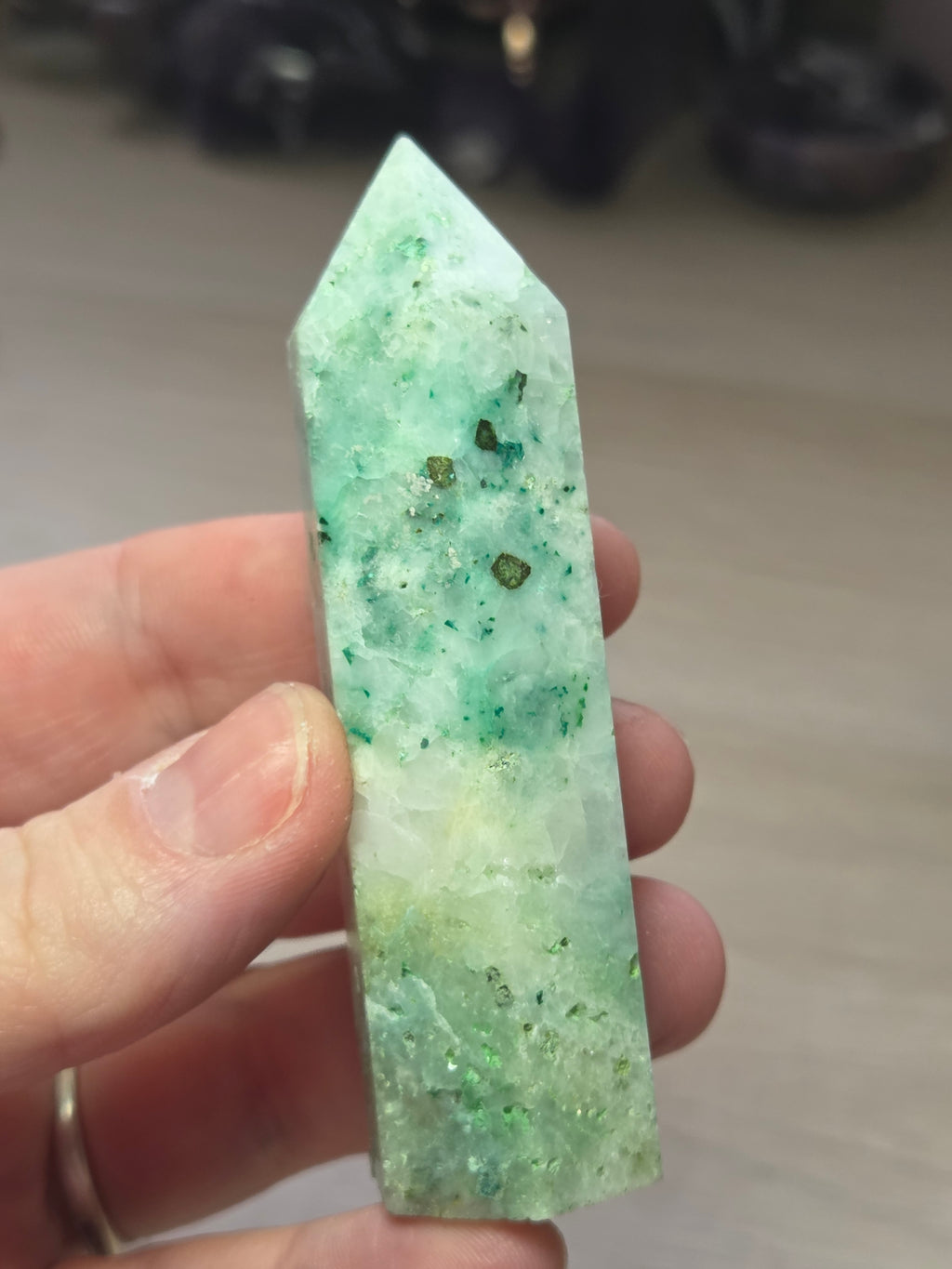 Phoenix crystal tower carving
