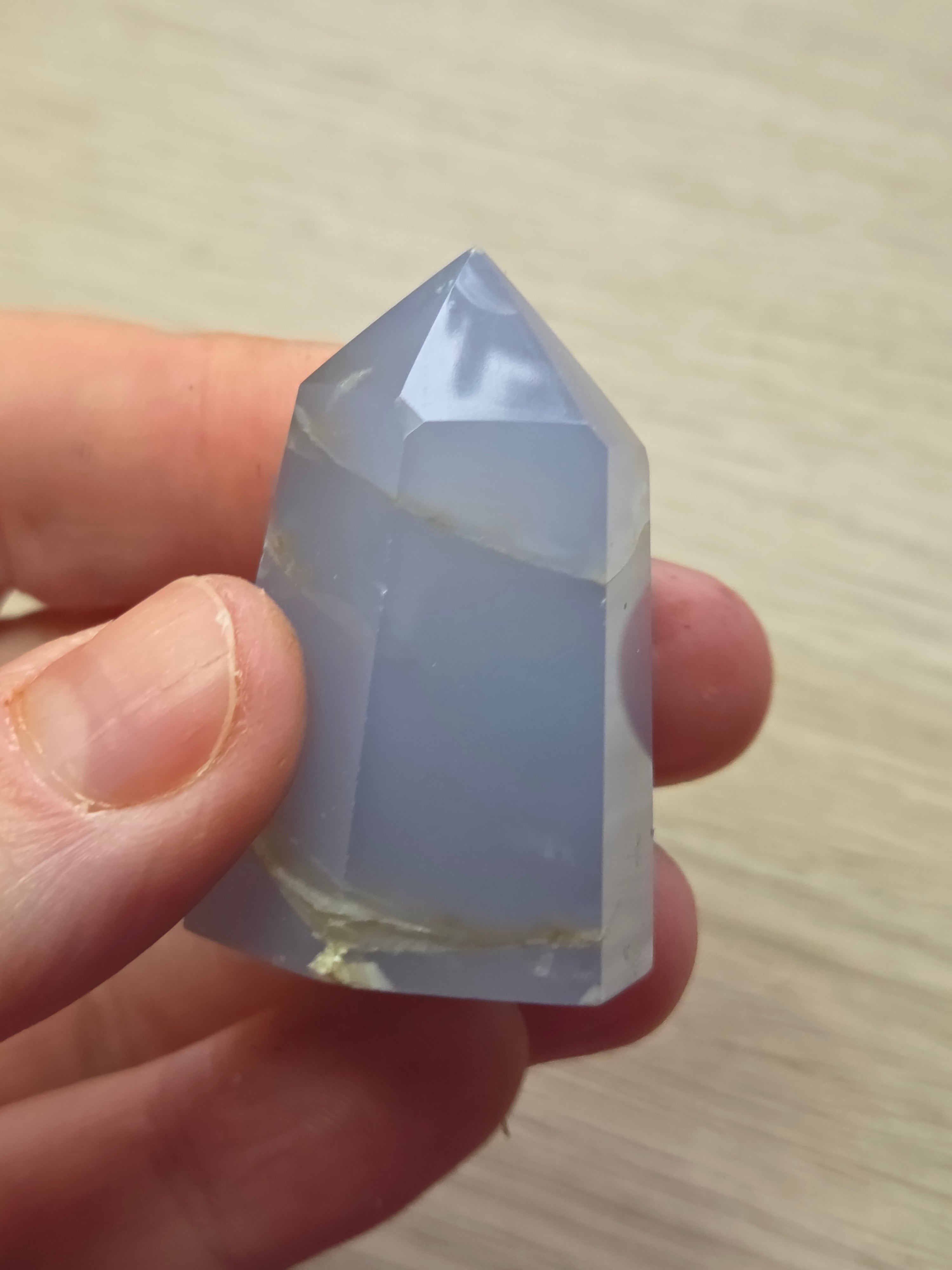 Chalcedony crystal  tower
