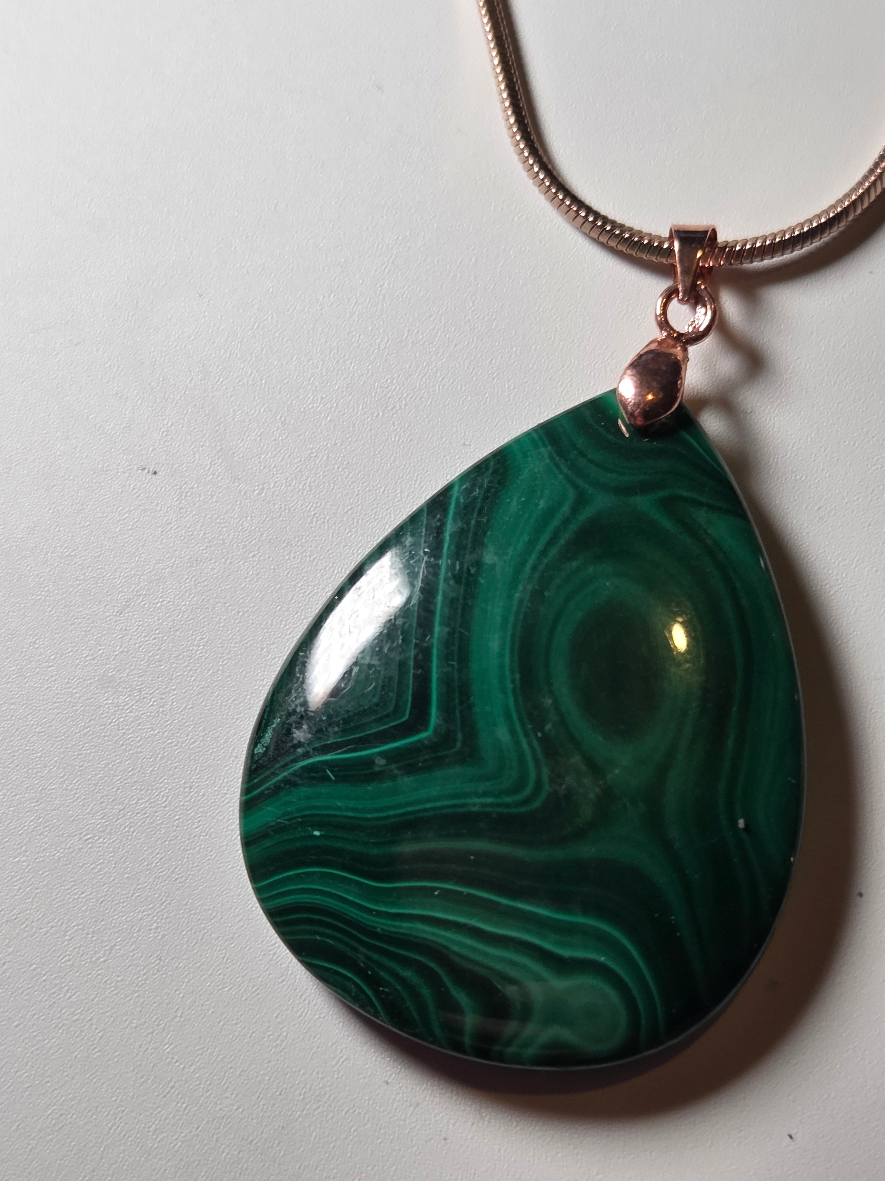 Malicite crystal necklace