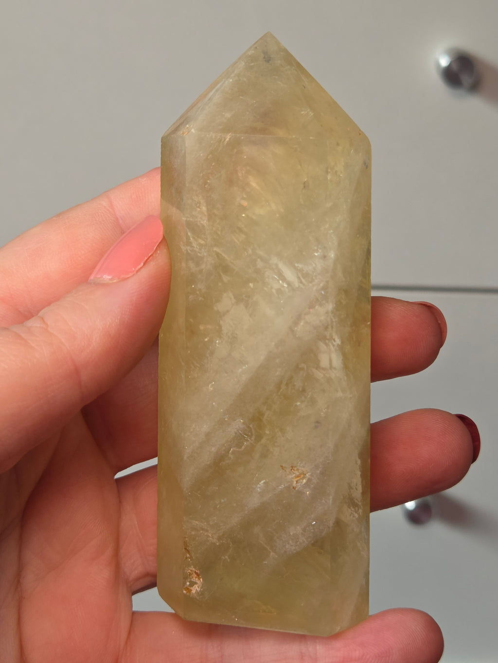 Citrine crystal tower