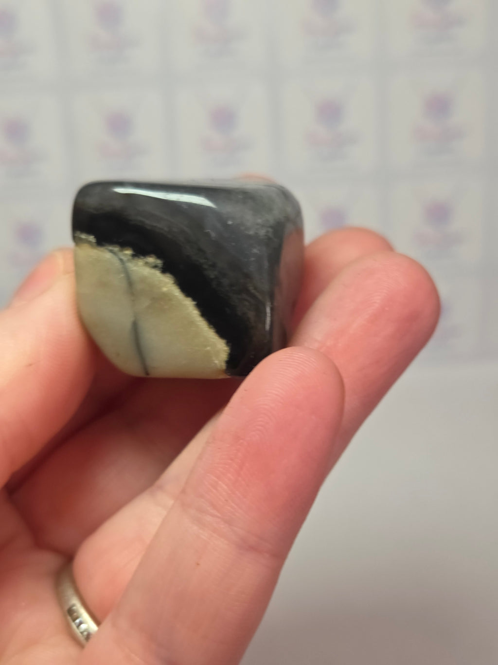 Volcano Agate crystal cube