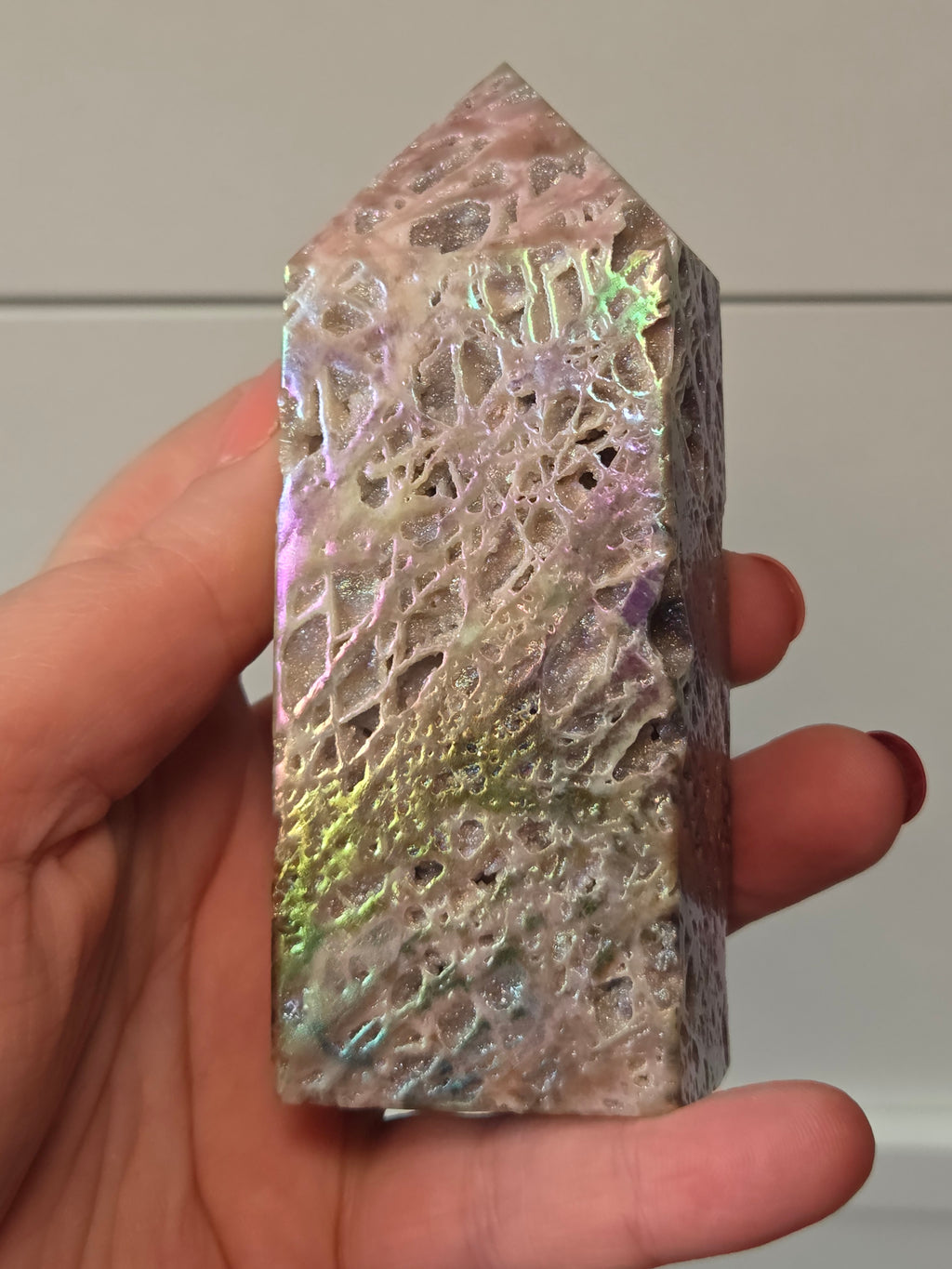 Aura Sphelerite crystal tower