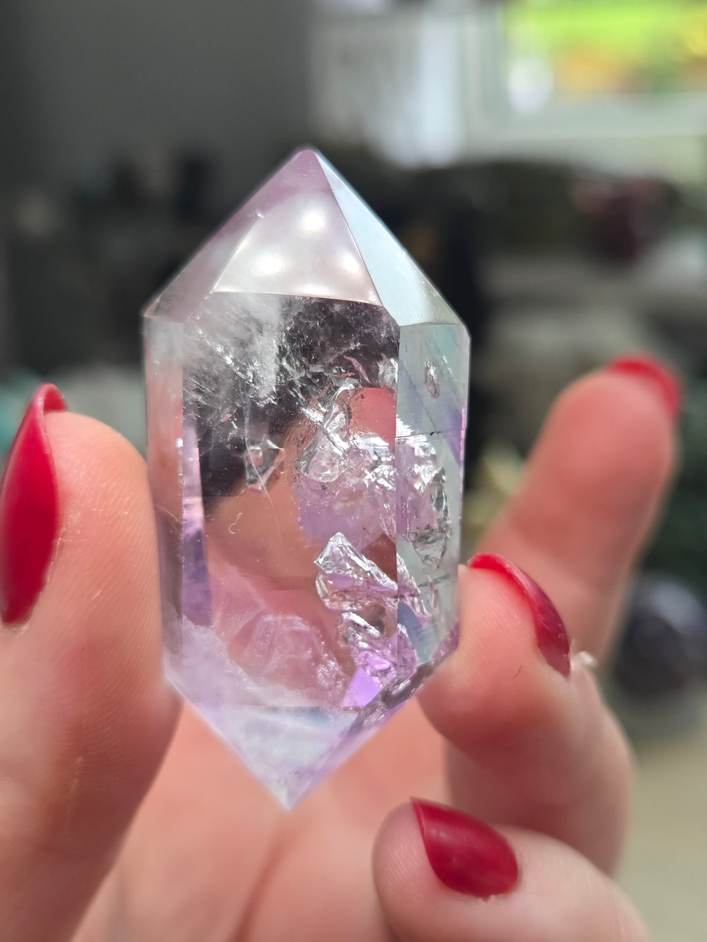 Amethyst Grade AAAA  Enhydro crystal DT