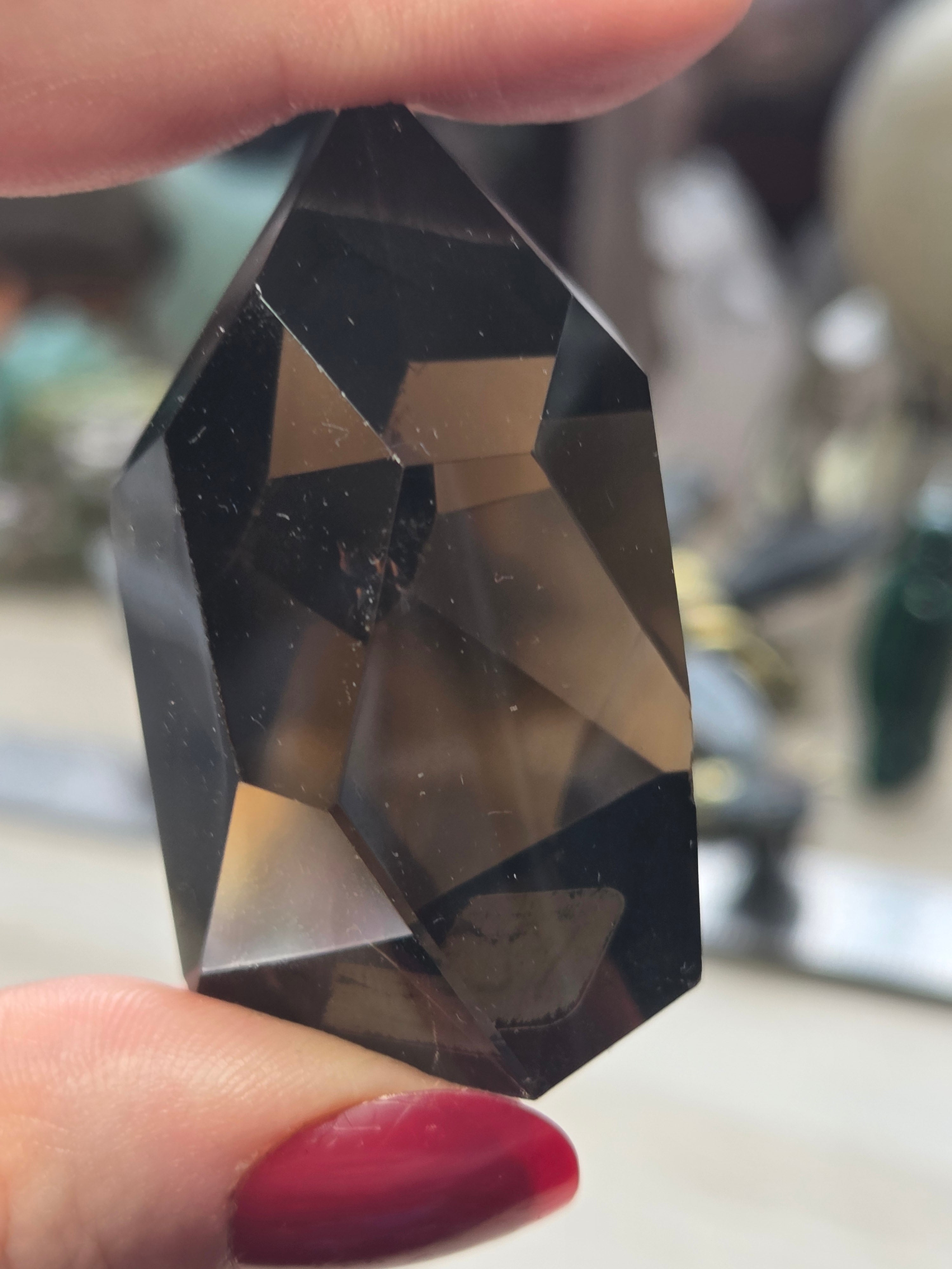 Smokey quartz crystal freeform