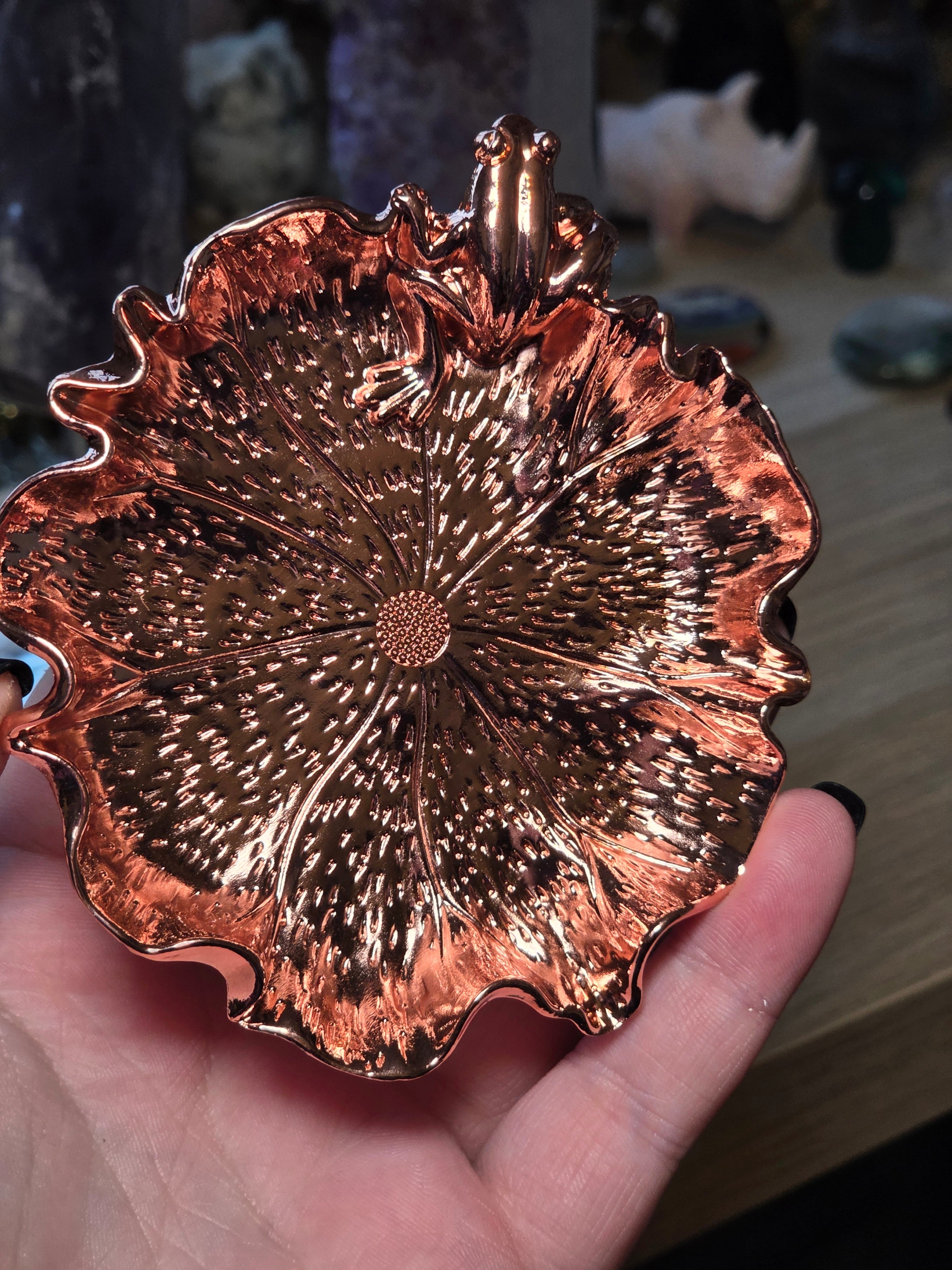 Jumpimg frog Trinket dish
