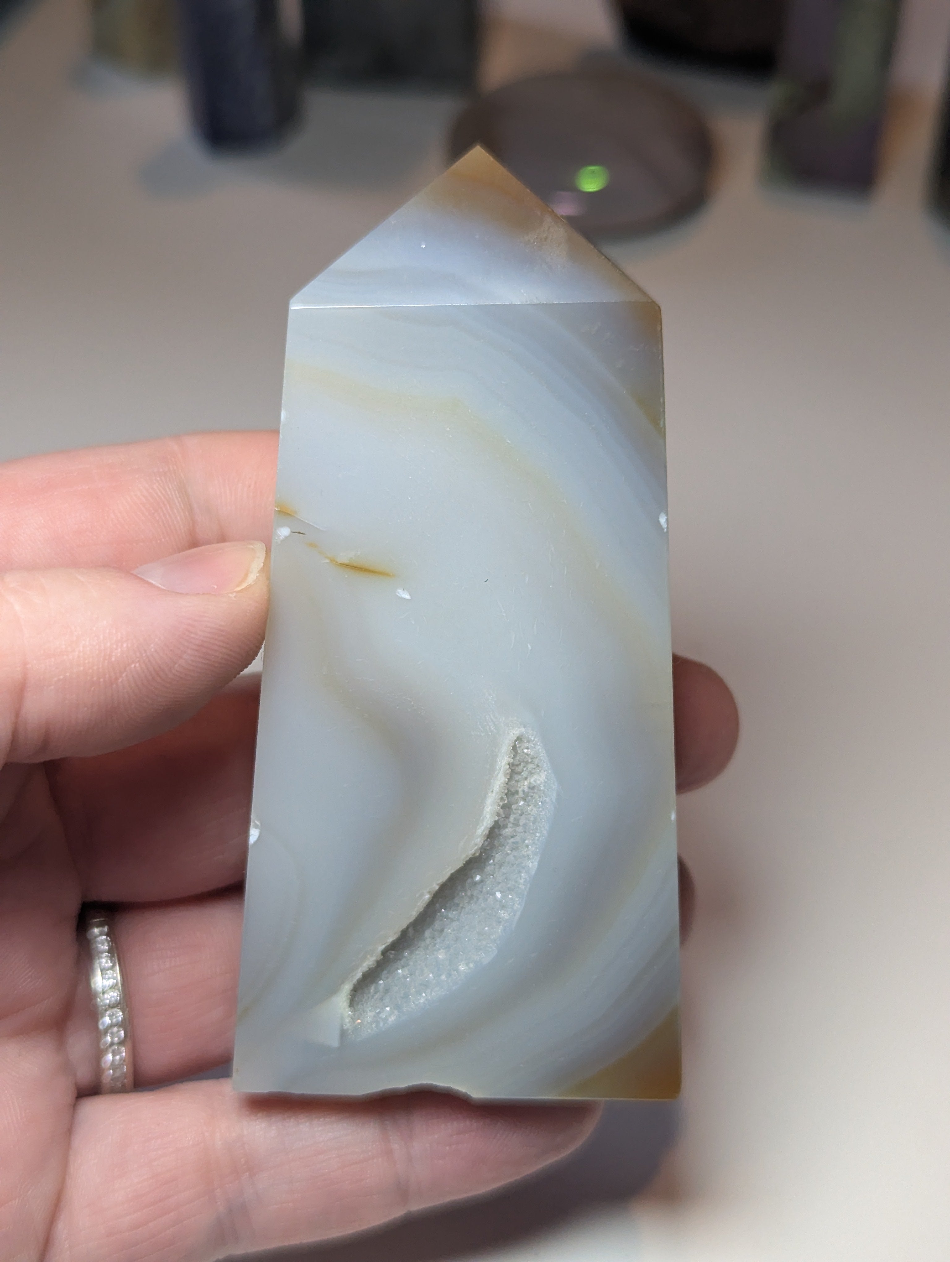 Duzy Agate crystal tower