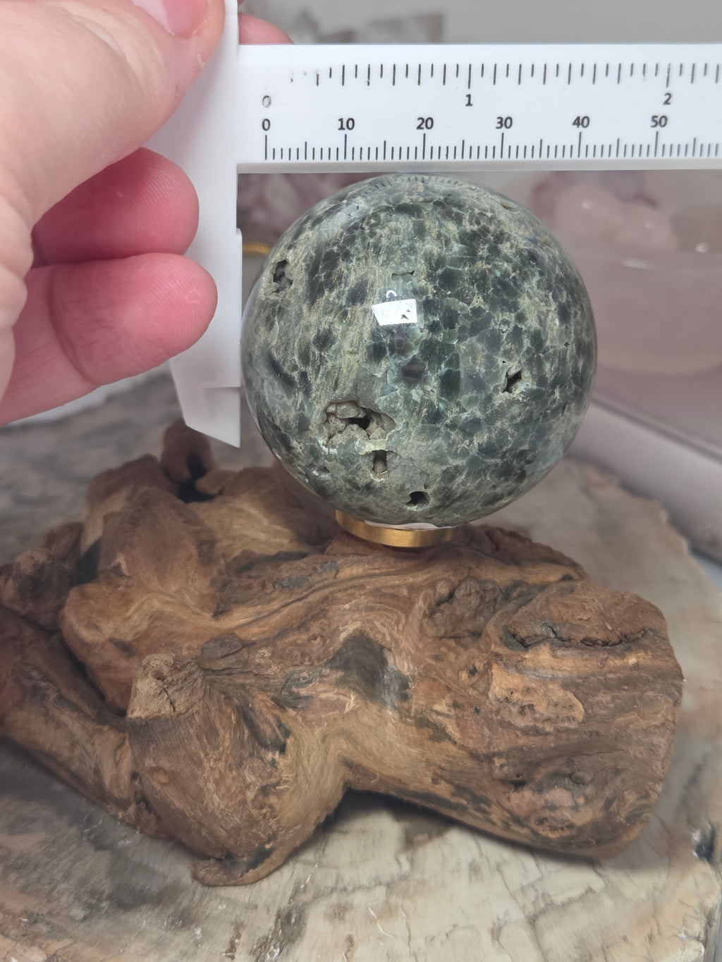 Ocean Jasper crystal sphere